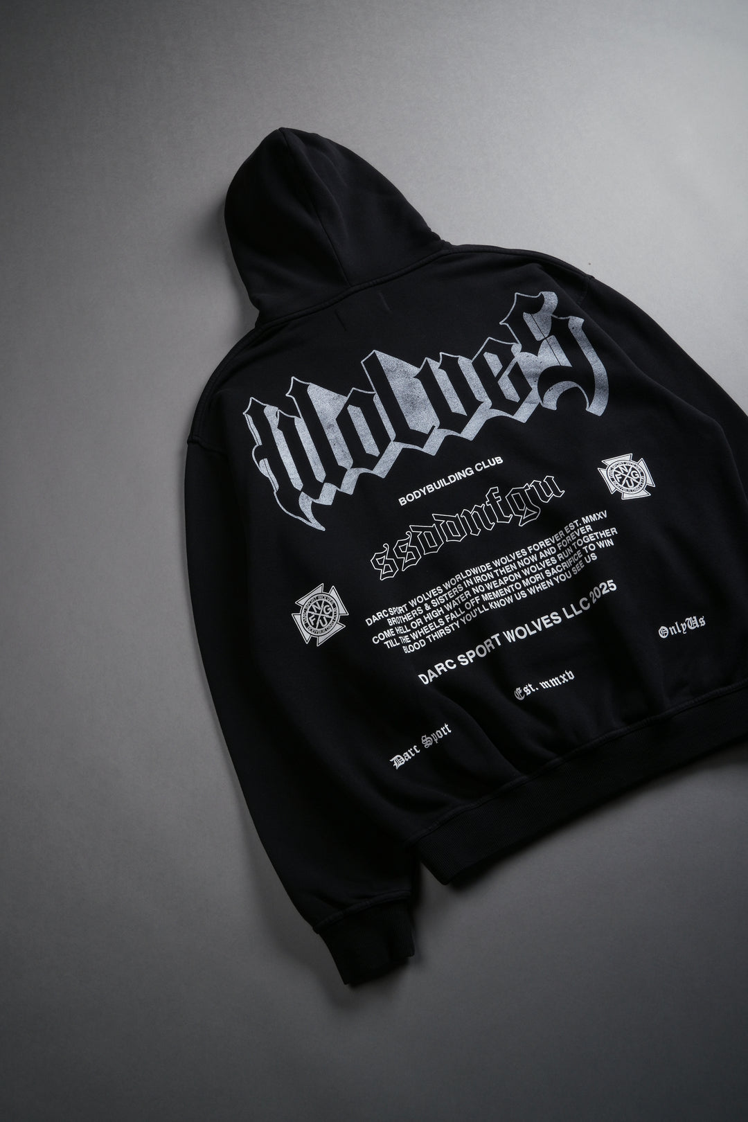 Till Forever "Vintage Dempsey" Hoodie in Black