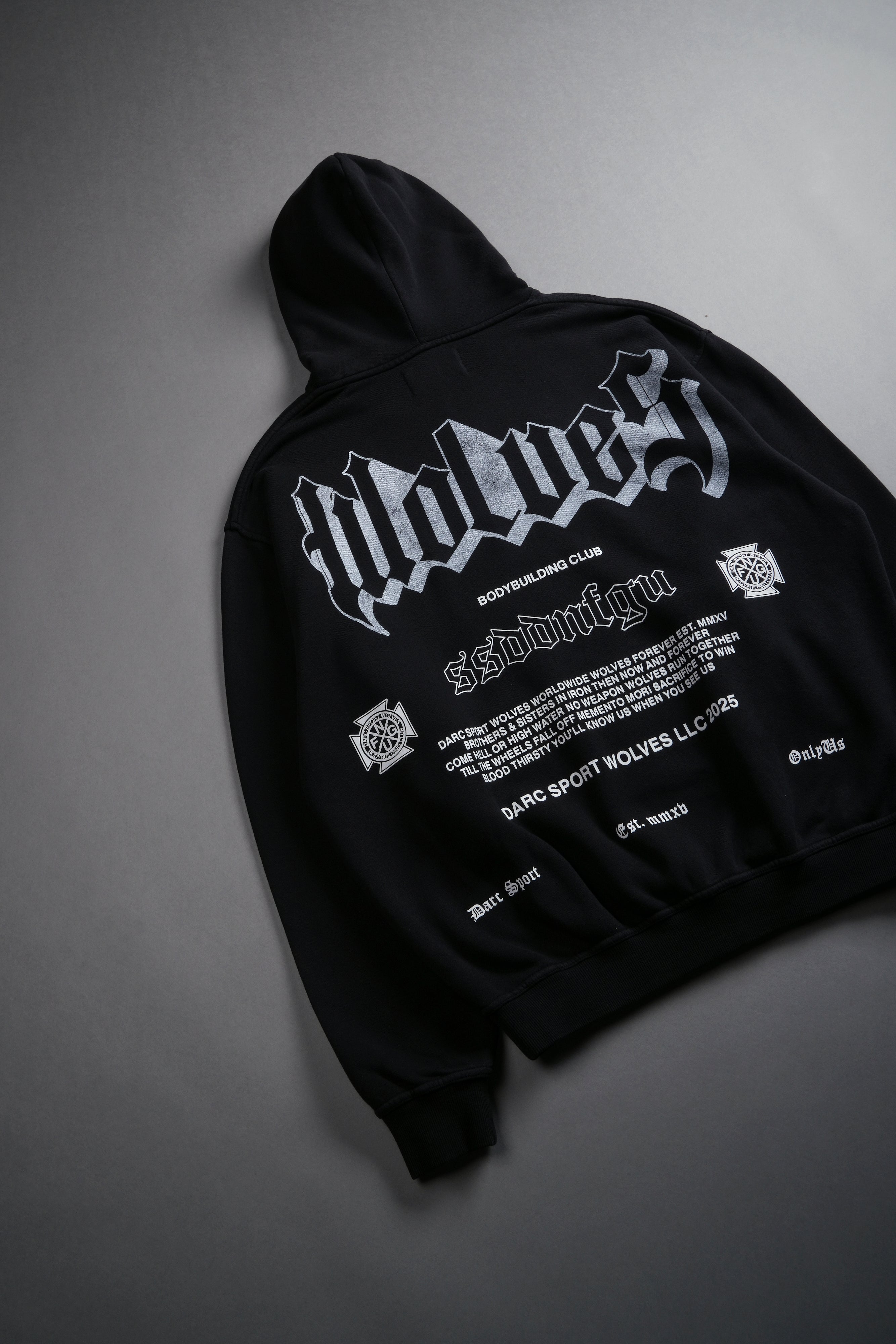 Till Forever "Vintage Dempsey" Hoodie in Black