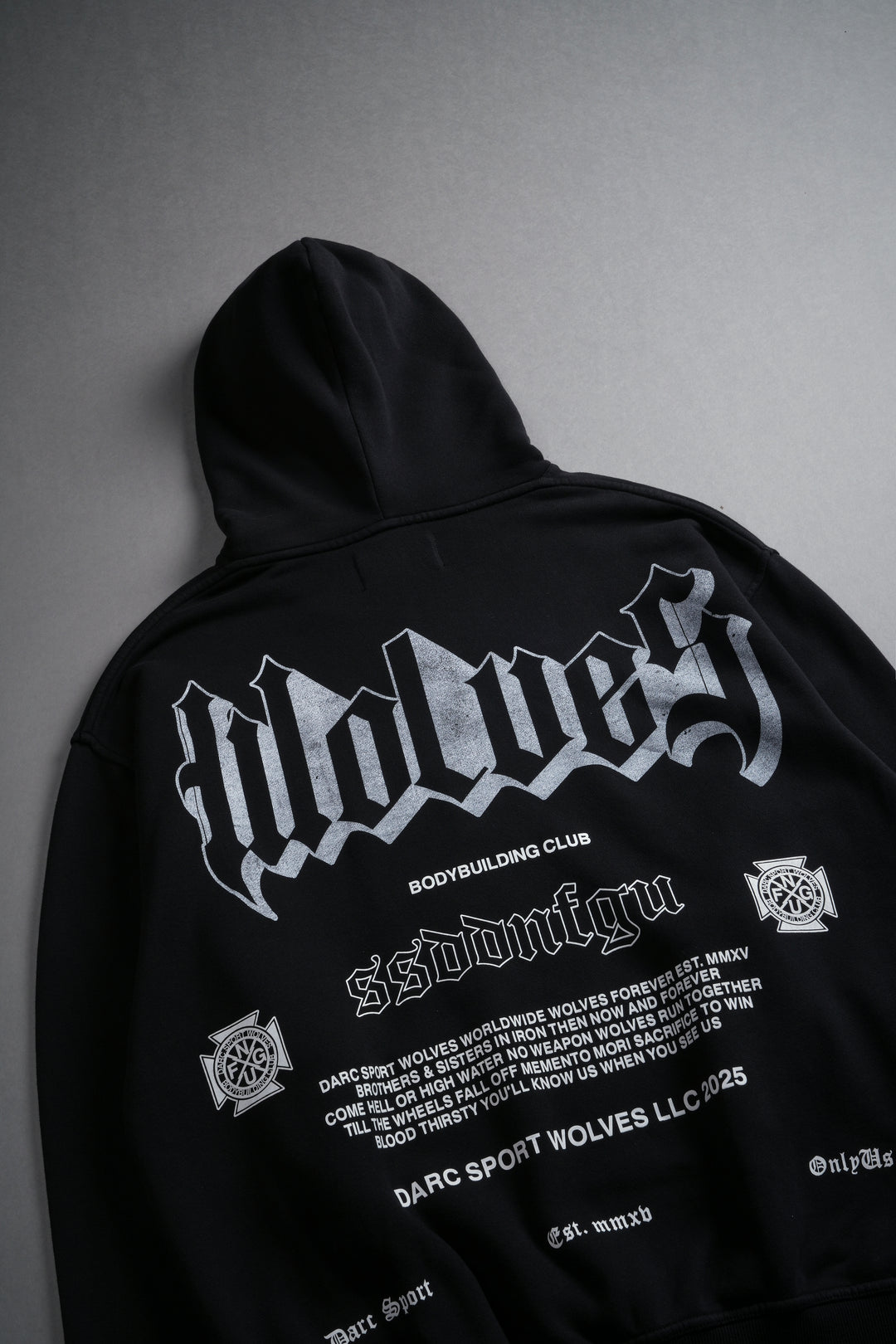 Till Forever "Vintage Dempsey" Hoodie in Black