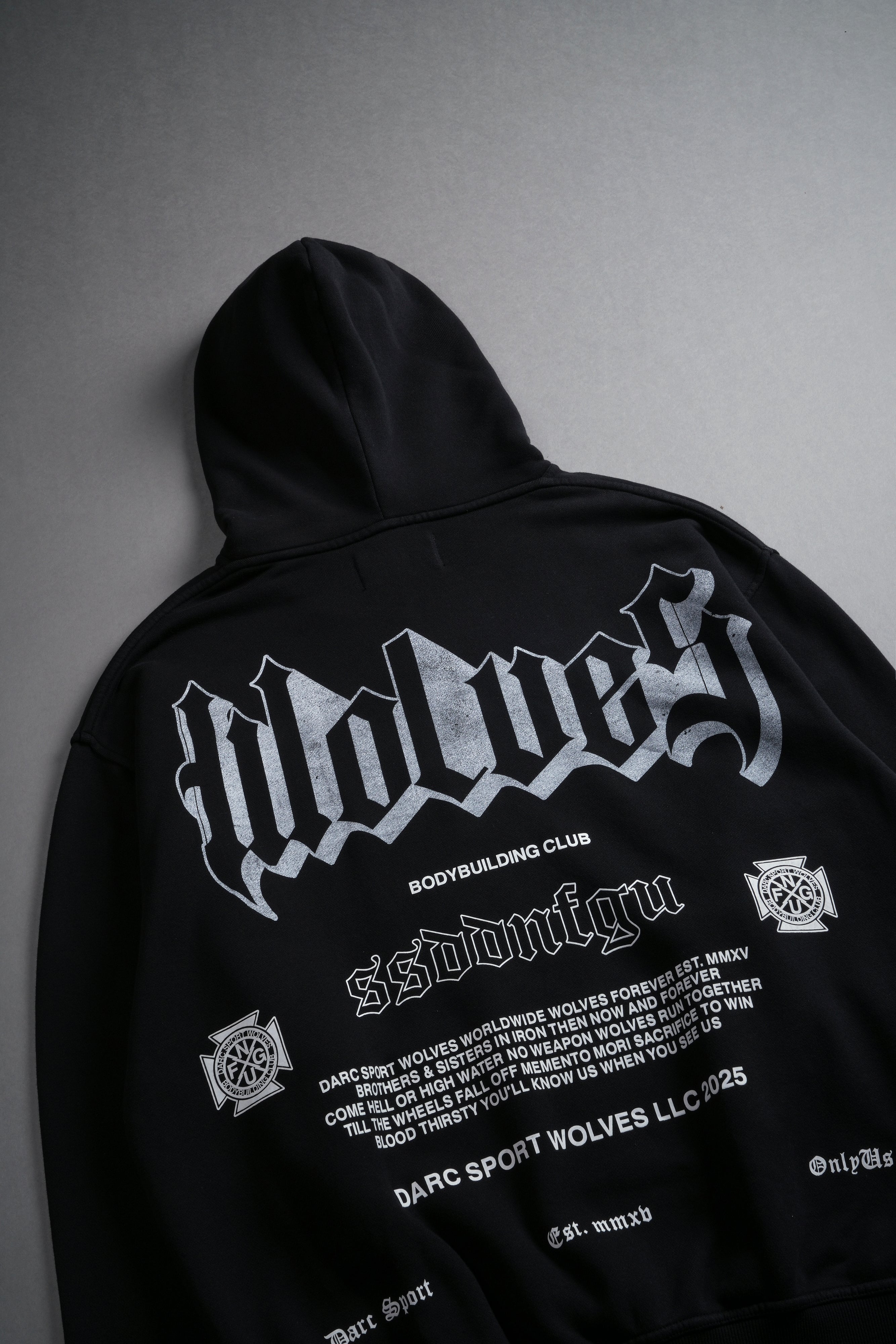 Till Forever "Vintage Dempsey" Hoodie in Black