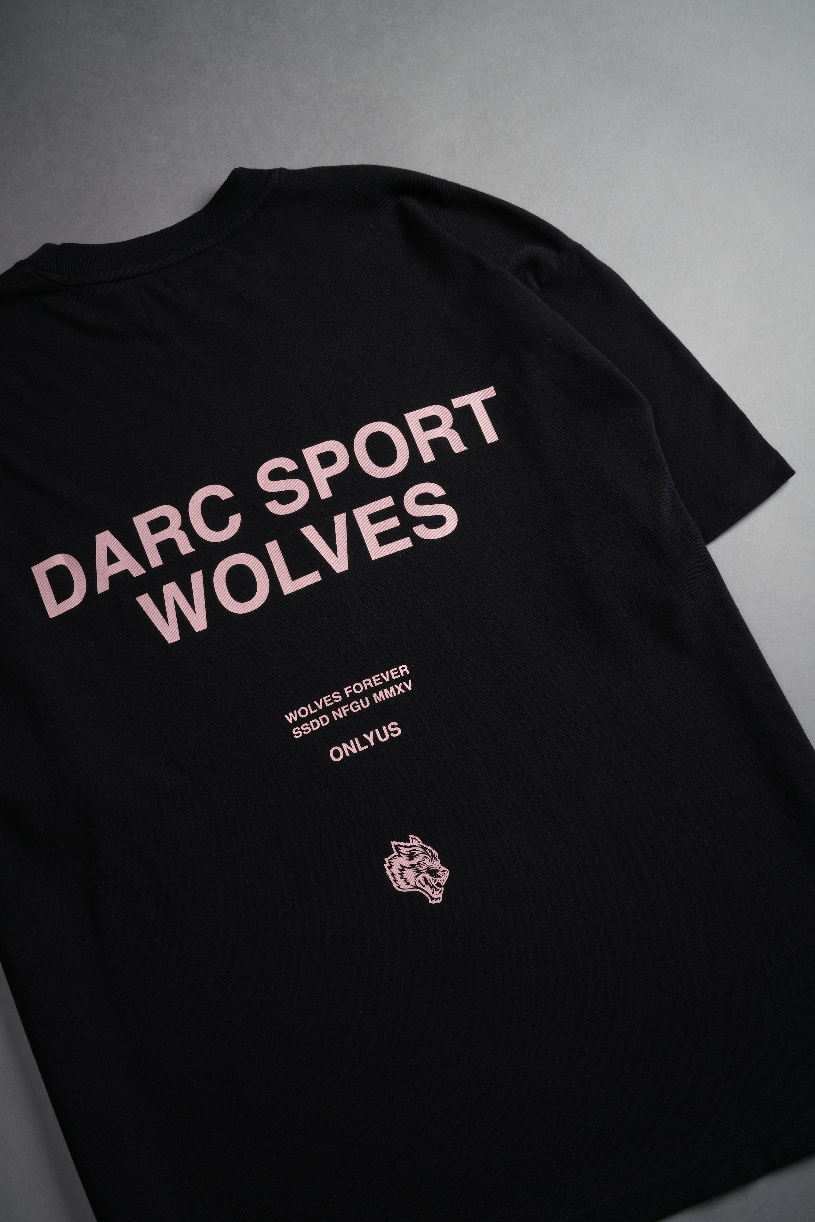 Darc Sport Wolves "Premium" Oversized Tee in Black