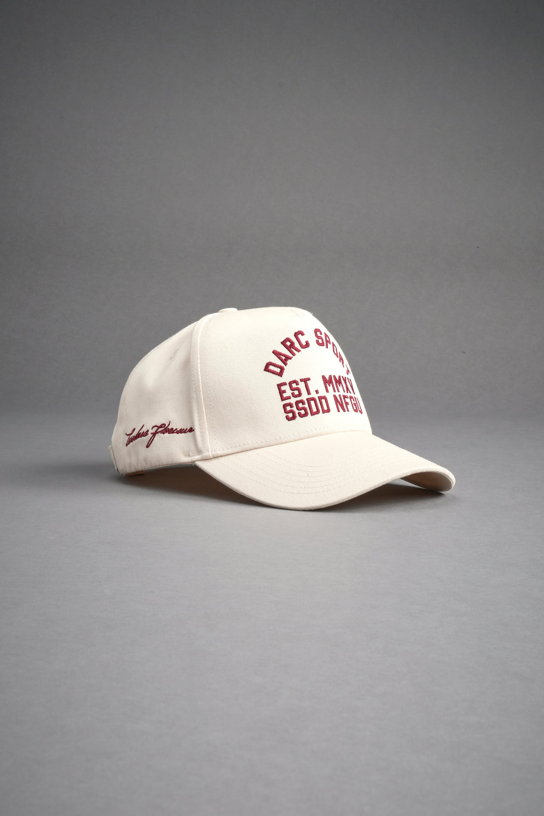 Darc Sport Wolves 5 Panel Hat in Cream