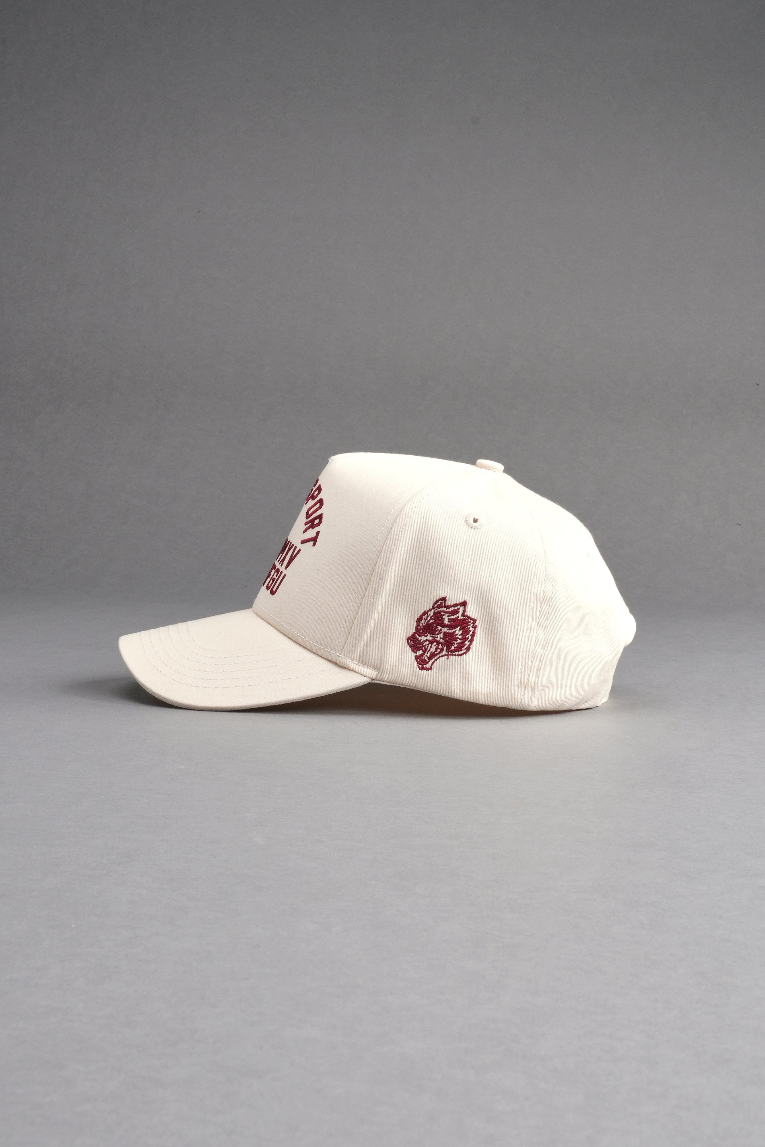 Darc Sport Wolves 5 Panel Hat in Cream
