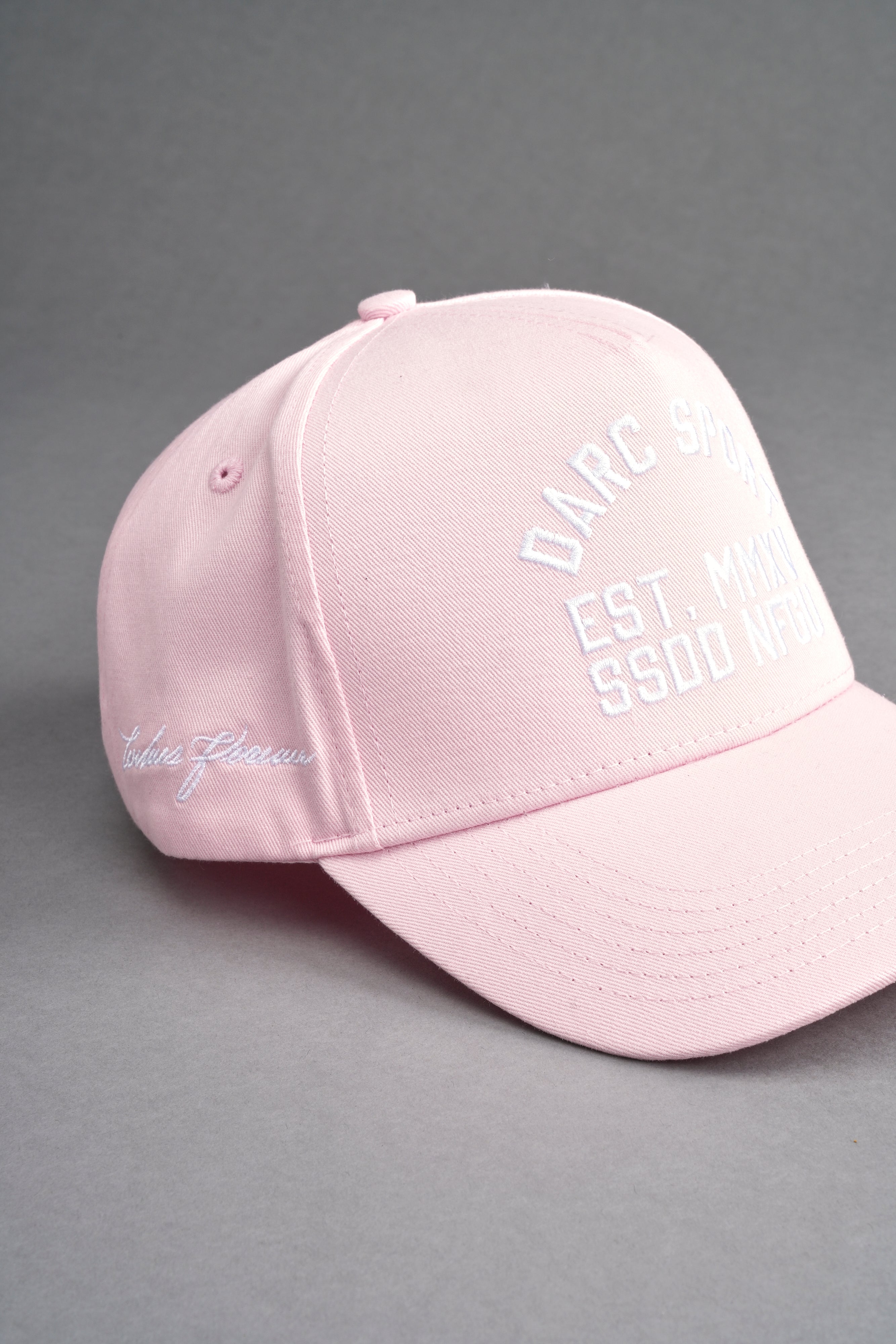 Darc Sport Wolves 5 Panel Hat in Cherry Blossom