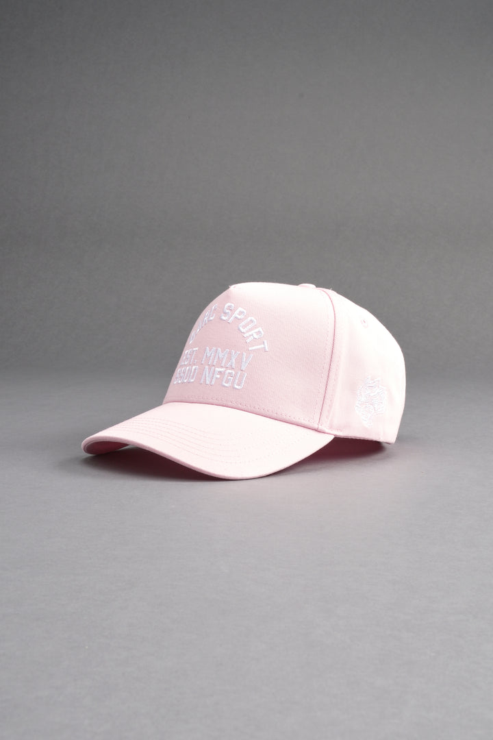Darc Sport Wolves 5 Panel Hat in Cherry Blossom