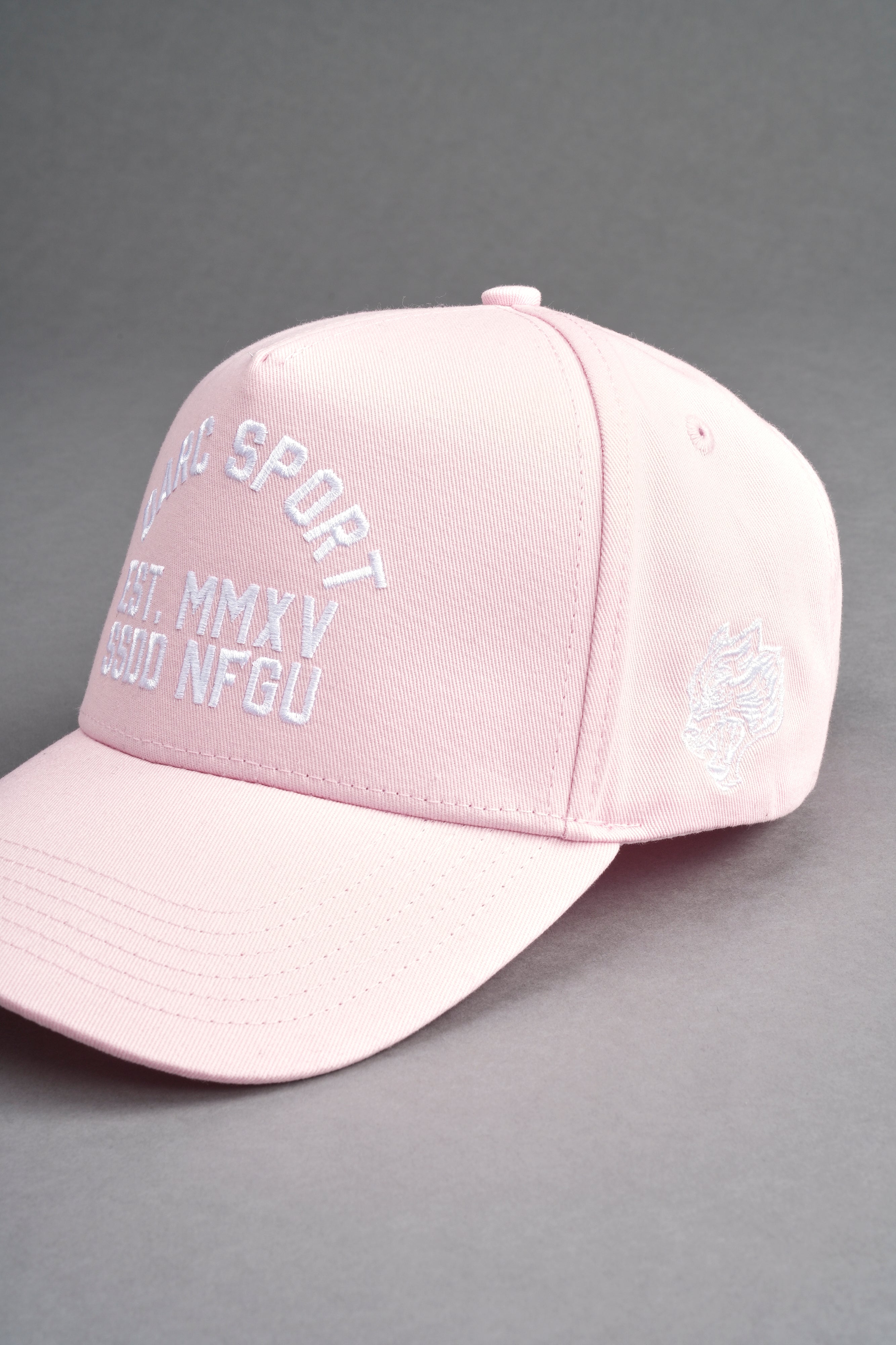 Darc Sport Wolves 5 Panel Hat in Cherry Blossom