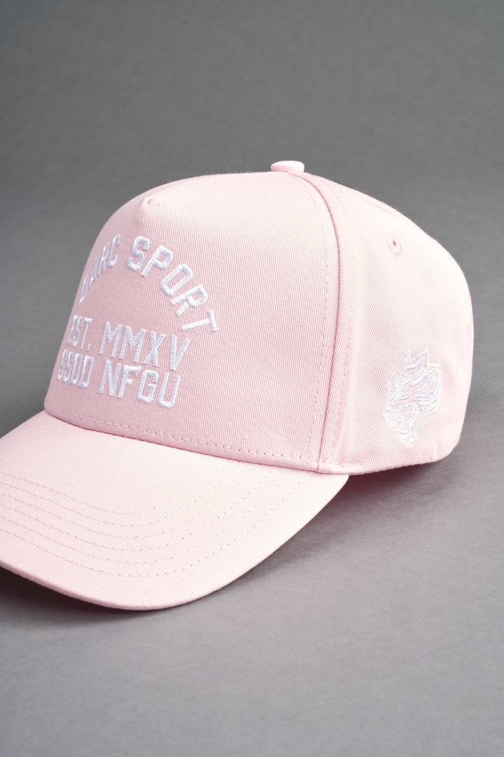 Darc Sport Wolves 5 Panel Hat in Cherry Blossom