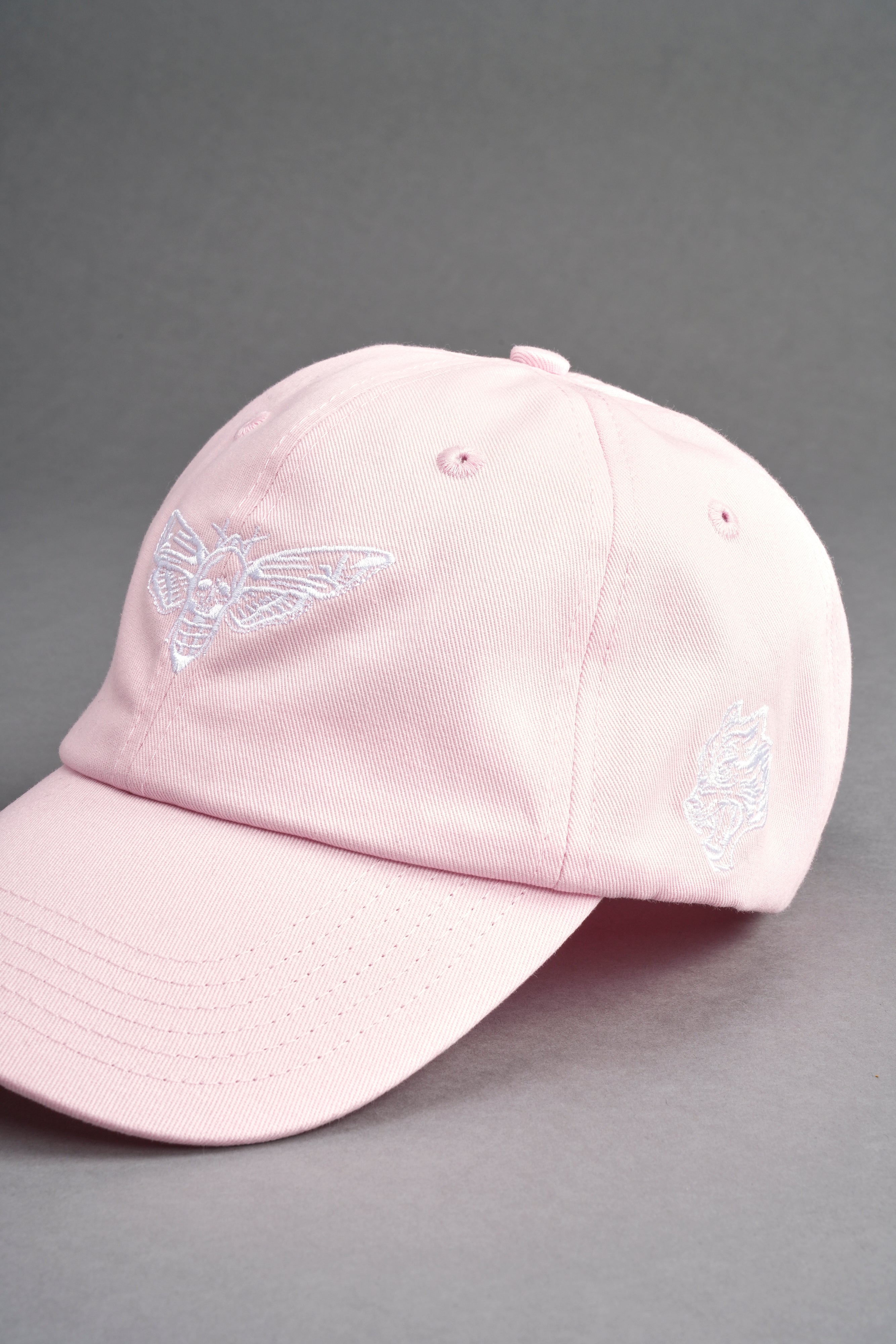 Death Moth Forever Dad Hat V2 in Cherry Blossom