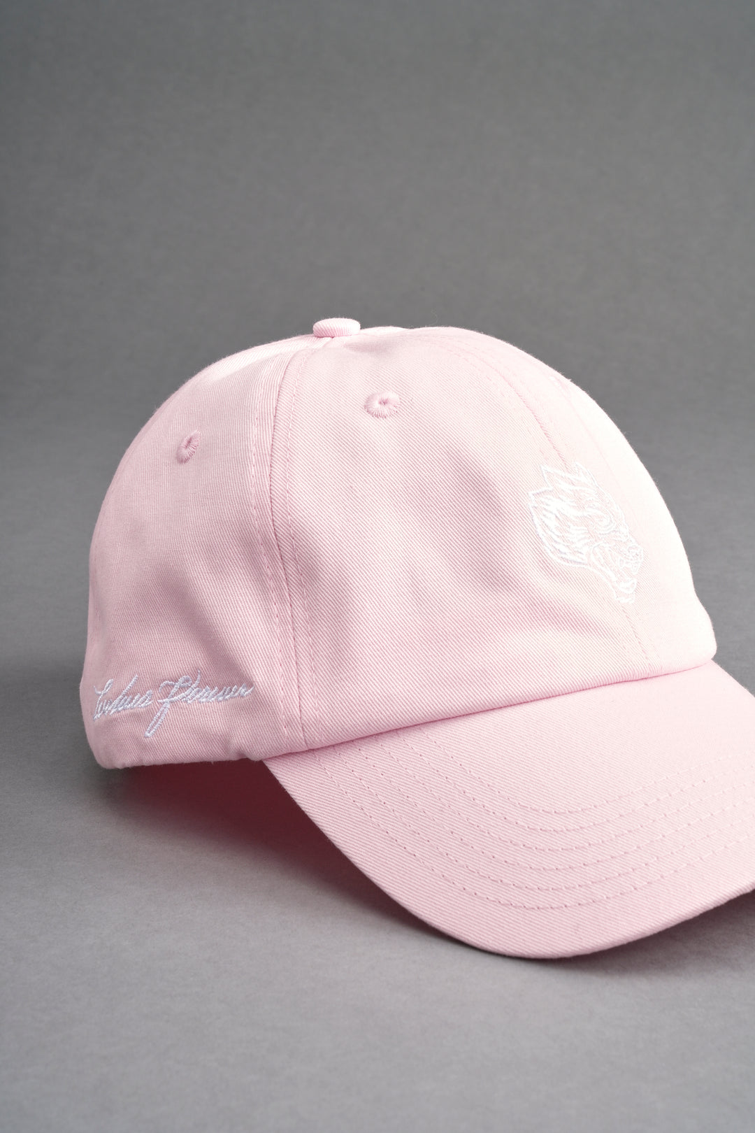 Wolf Head Forever Dad Hat V2 in Cherry Blossom