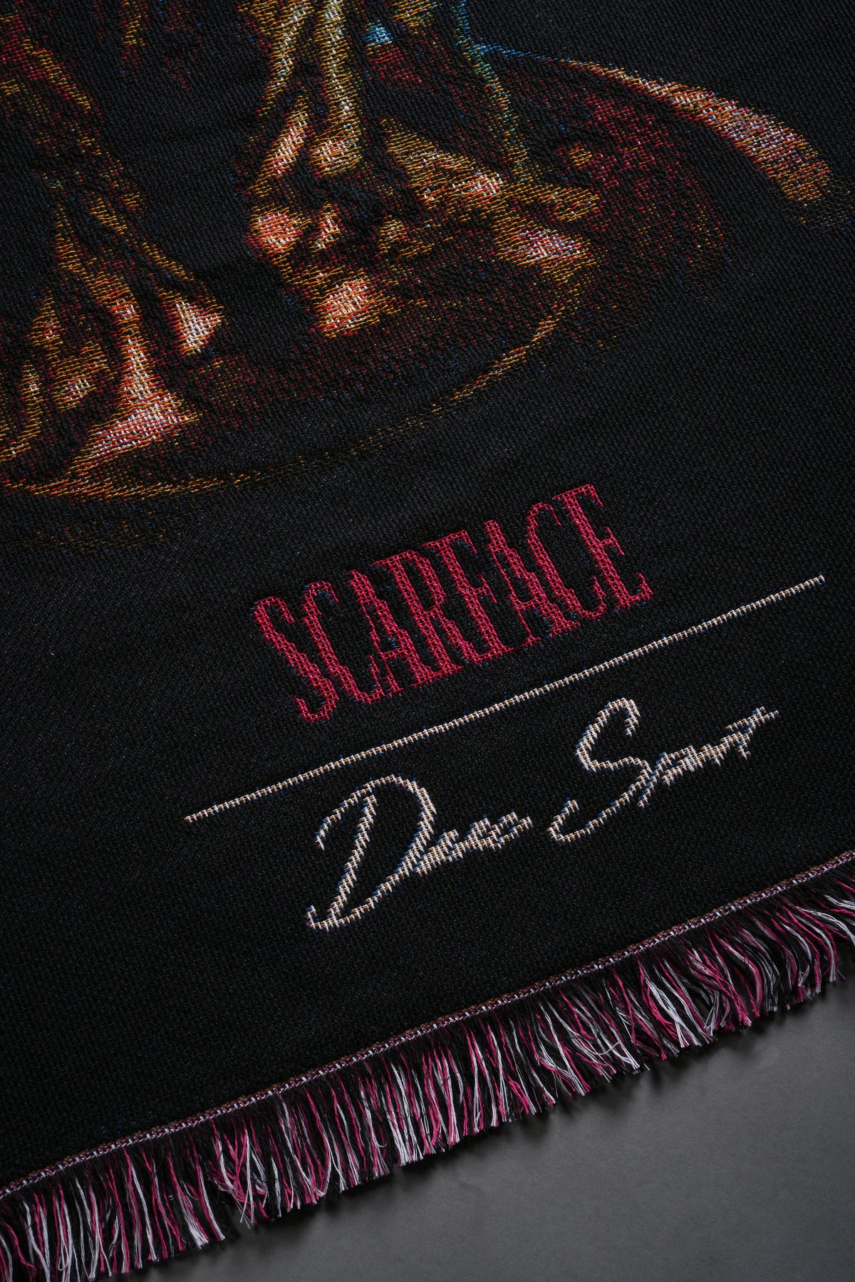 Desire of Power Tapestry Blanket in Black