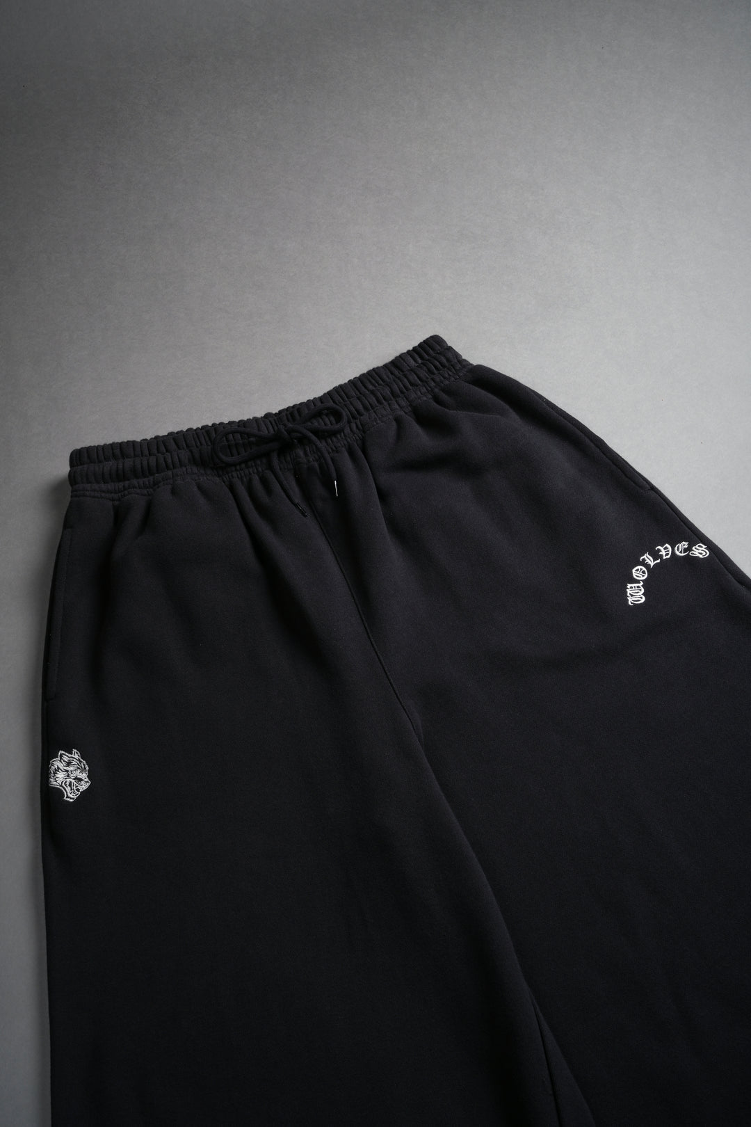Always Oversized Omen Sweat Pants in Black