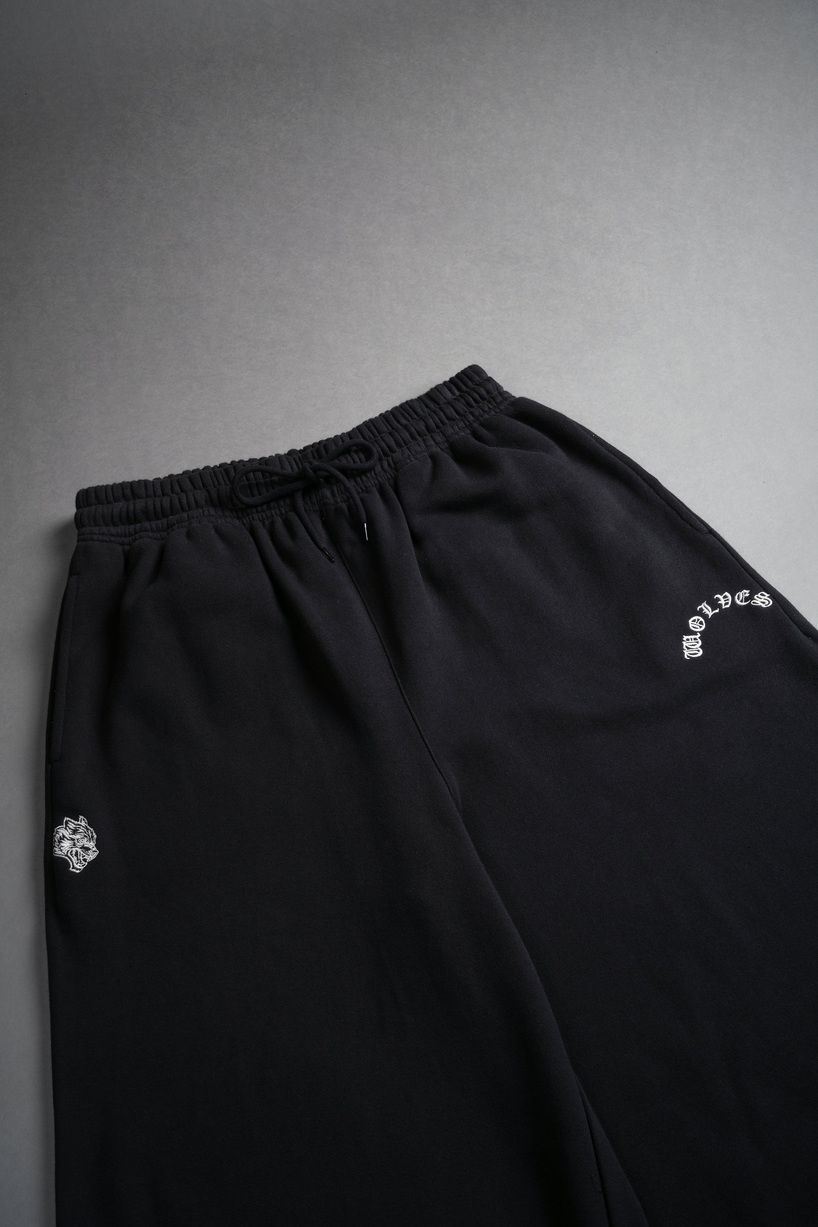 Always Oversized Omen Sweat Pants in Black