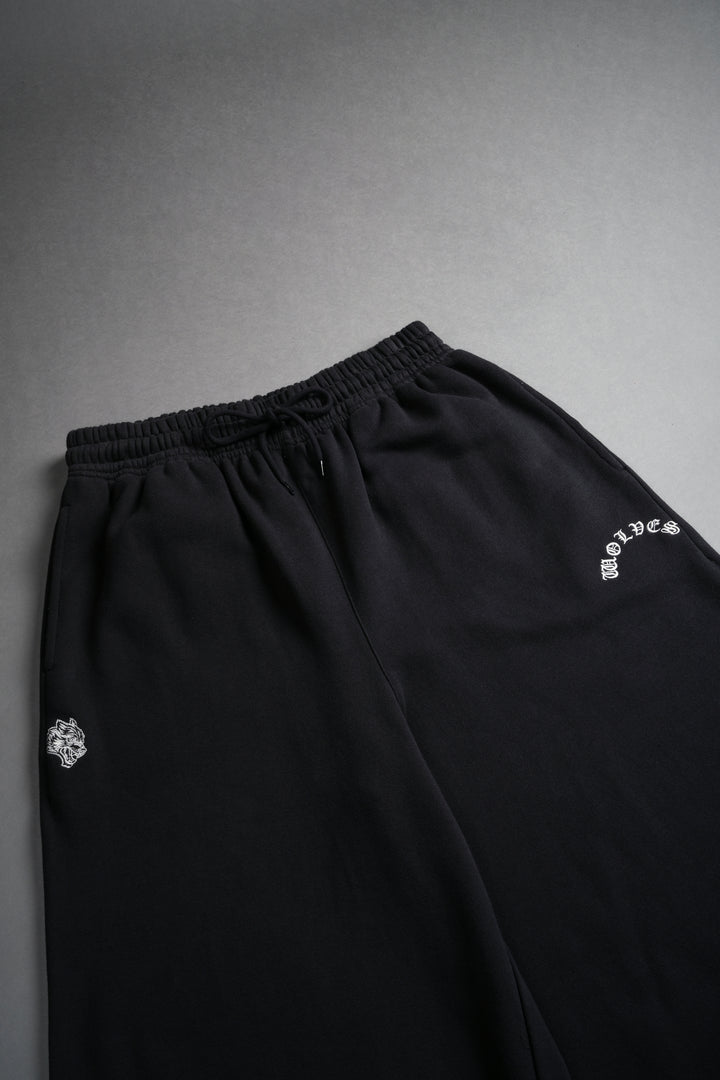 Always Oversized Omen Sweat Pants in Black