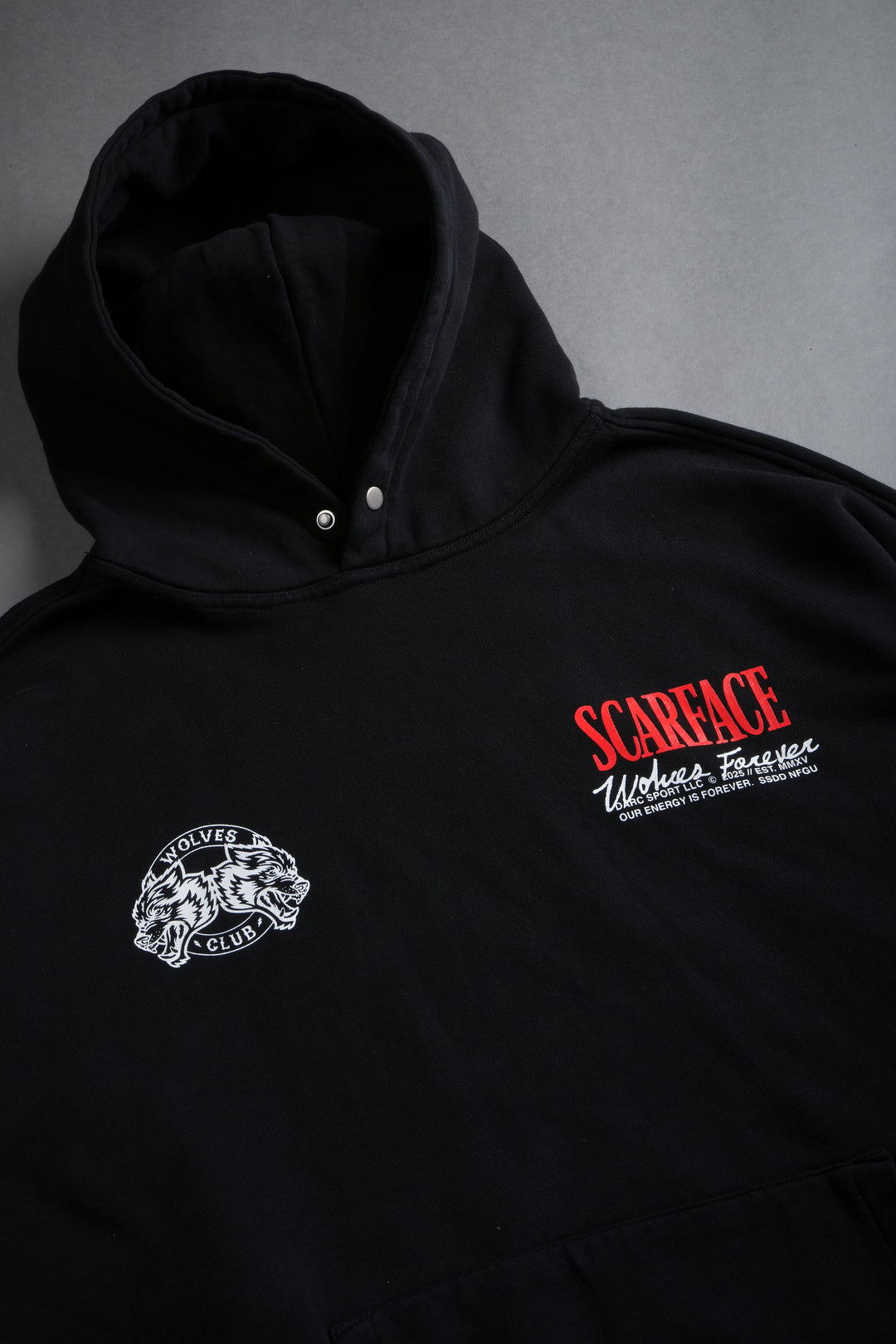 Say Hello "Pierce" Hoodie in Black