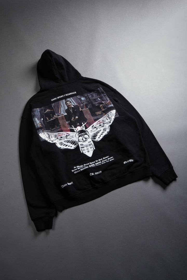 Say Hello "Pierce" Hoodie in Black