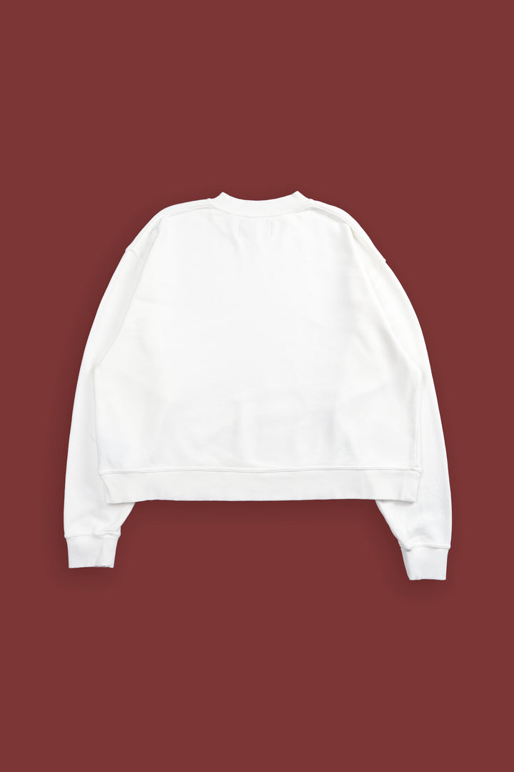 Forged "Box Cut" London Crewneck in Cream