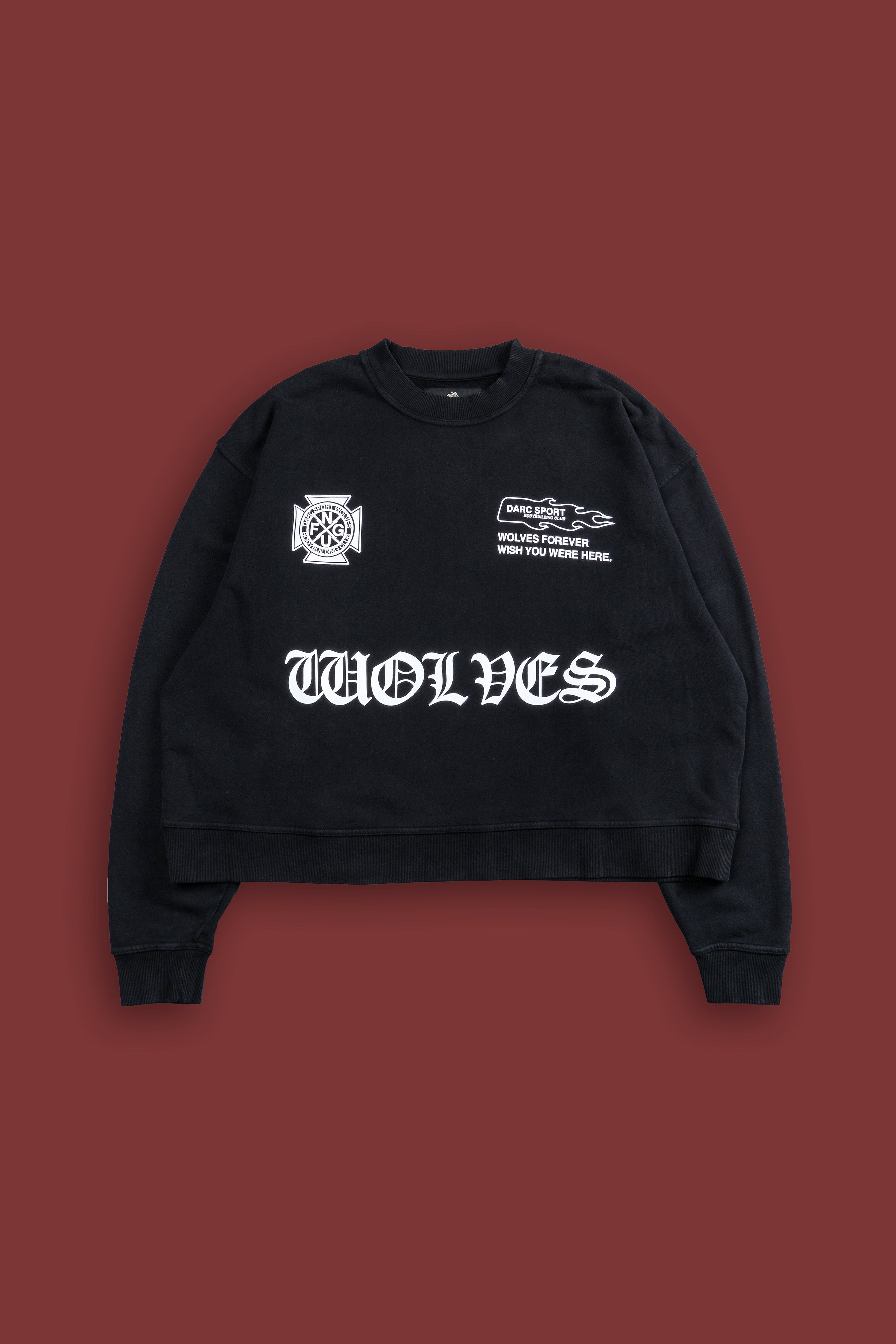 ダルクスポーツ　Alpha Wolf London Crewneck Forged 