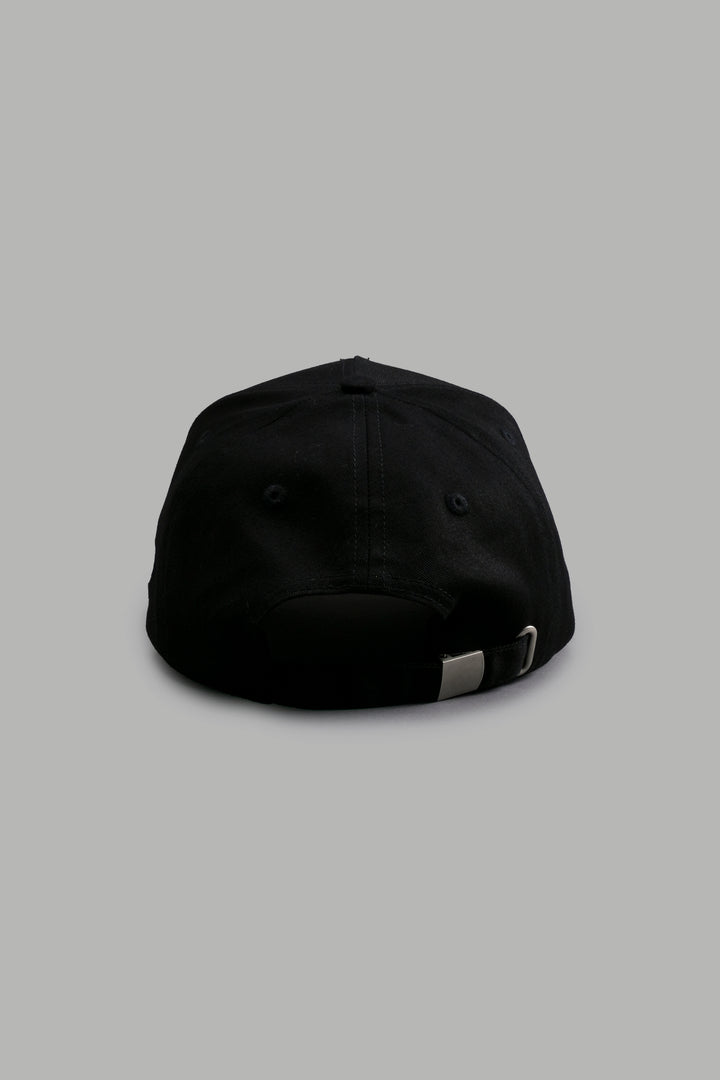 No Fear 5 Panel Hat in Black