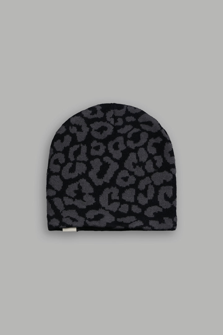 Wolf Patch V2 Cap Beanie in Black/Wolf Gray