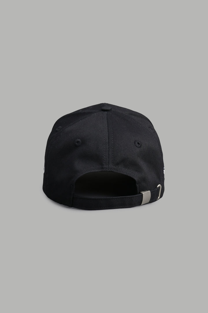 Big Bad Wolf 5 Panel Hat in Black