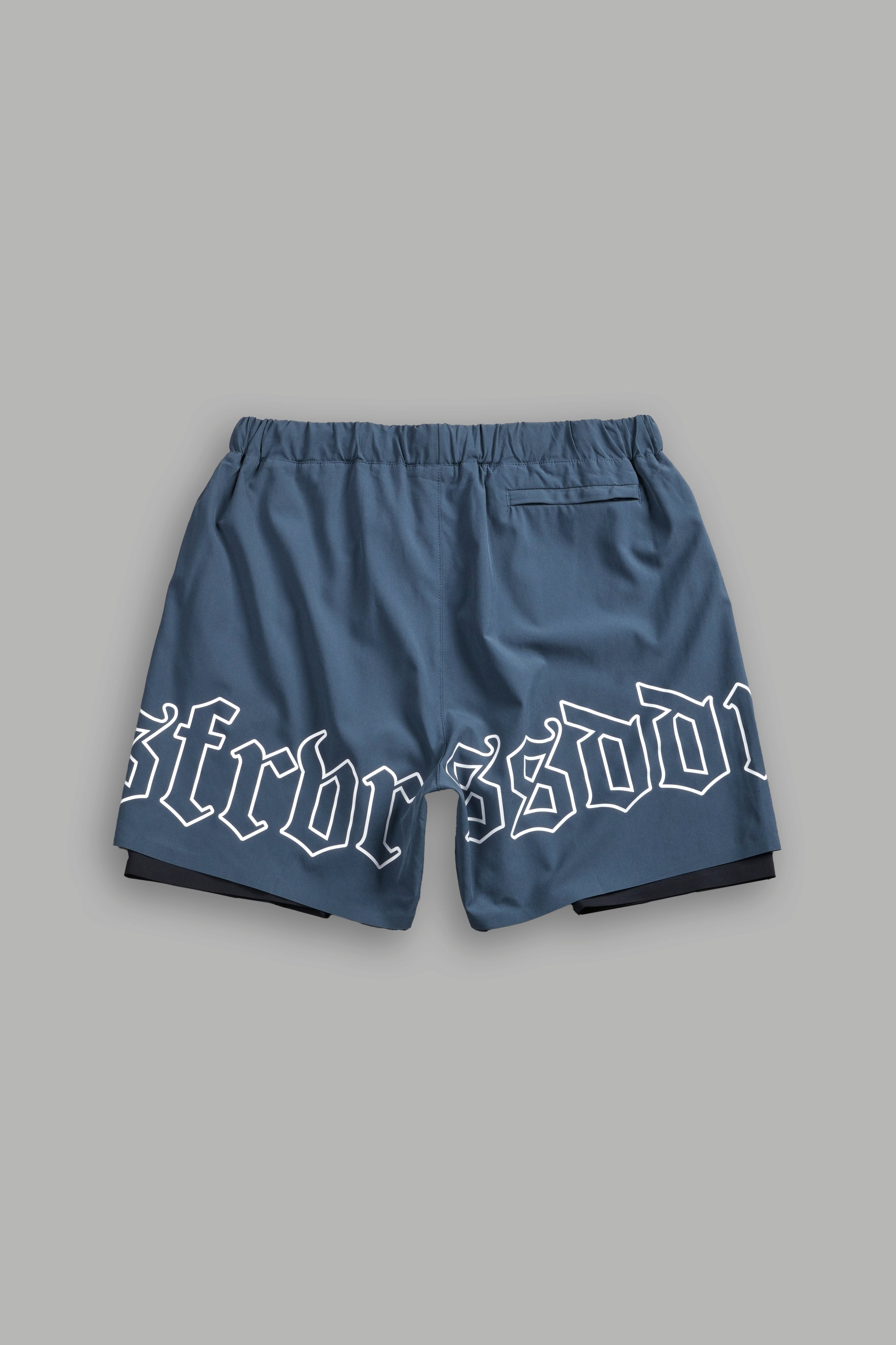 NFGU WLVS Compression Shorts in Darc Blue