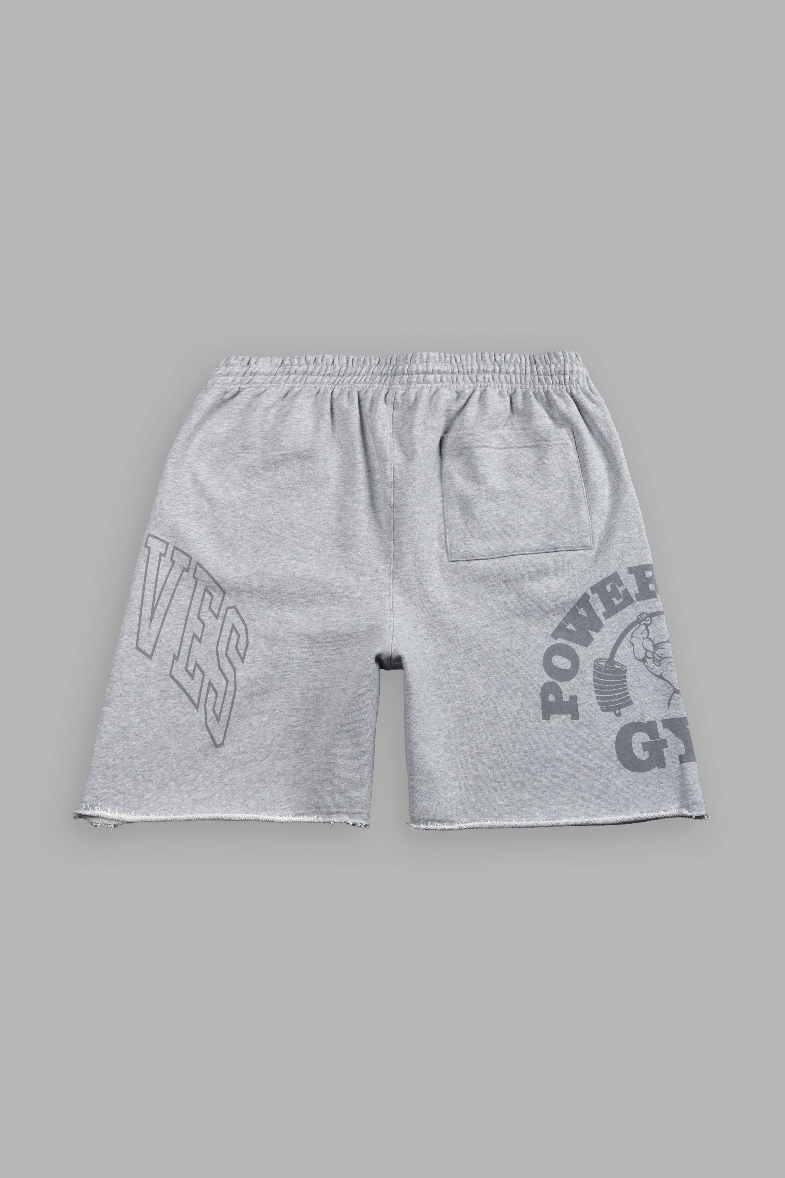 Powerhouse of the Wolves Grunge Brock Sweat Shorts in Light