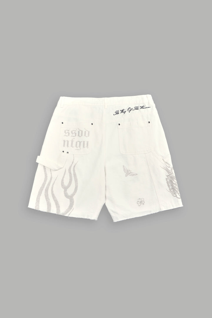 The Eagle & The Oni Hoffa Shorts in Cream