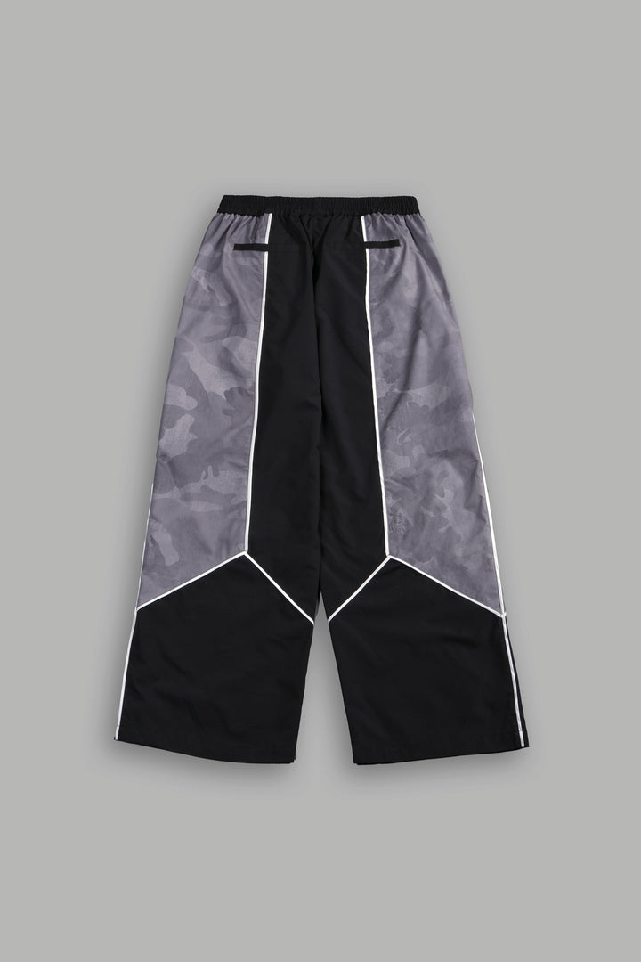 Dual Men's Quinn Track Pants in Black/Lush Vintage Woodland Camo