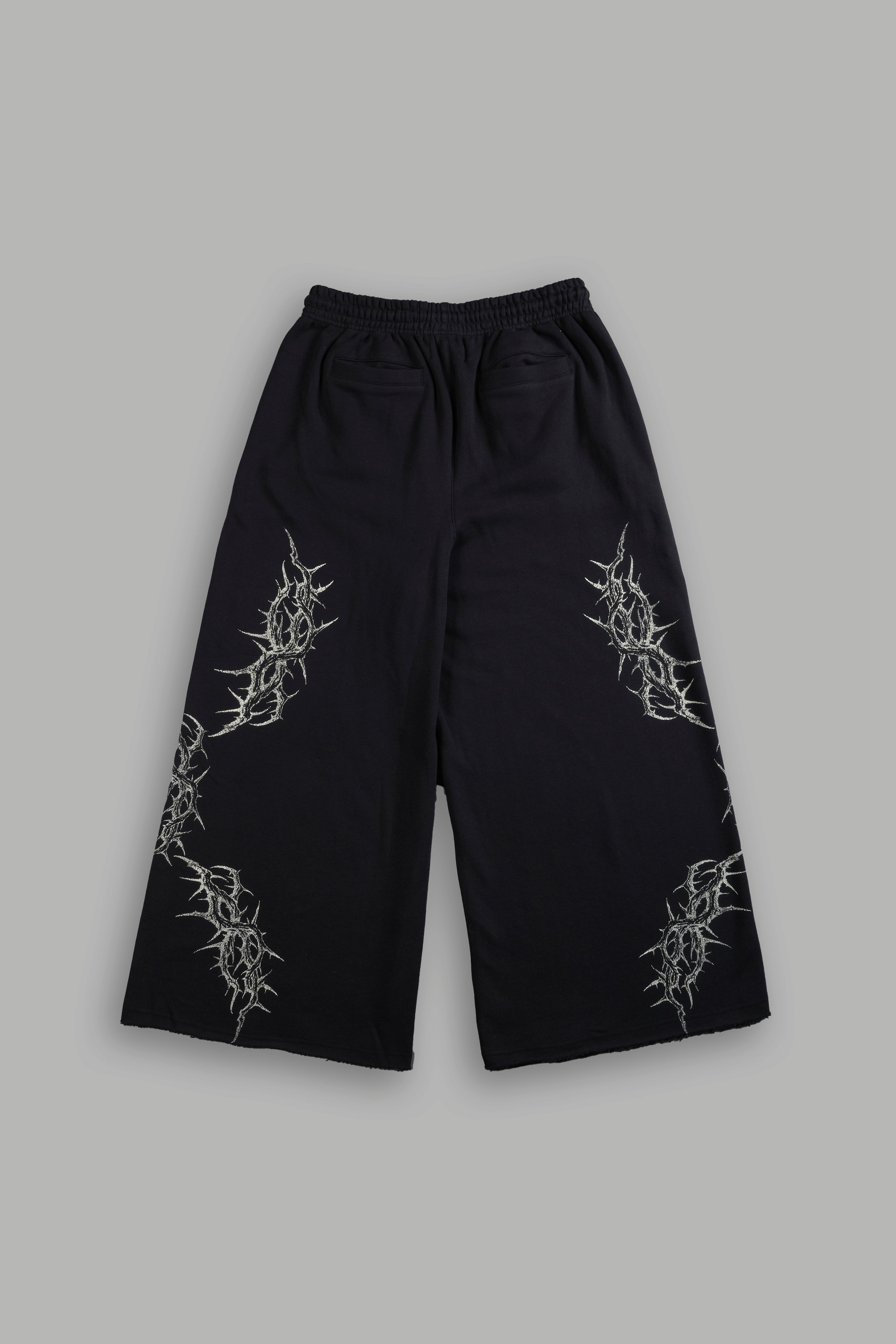 Thorns Oversized Omen Sweat Pants in Black
