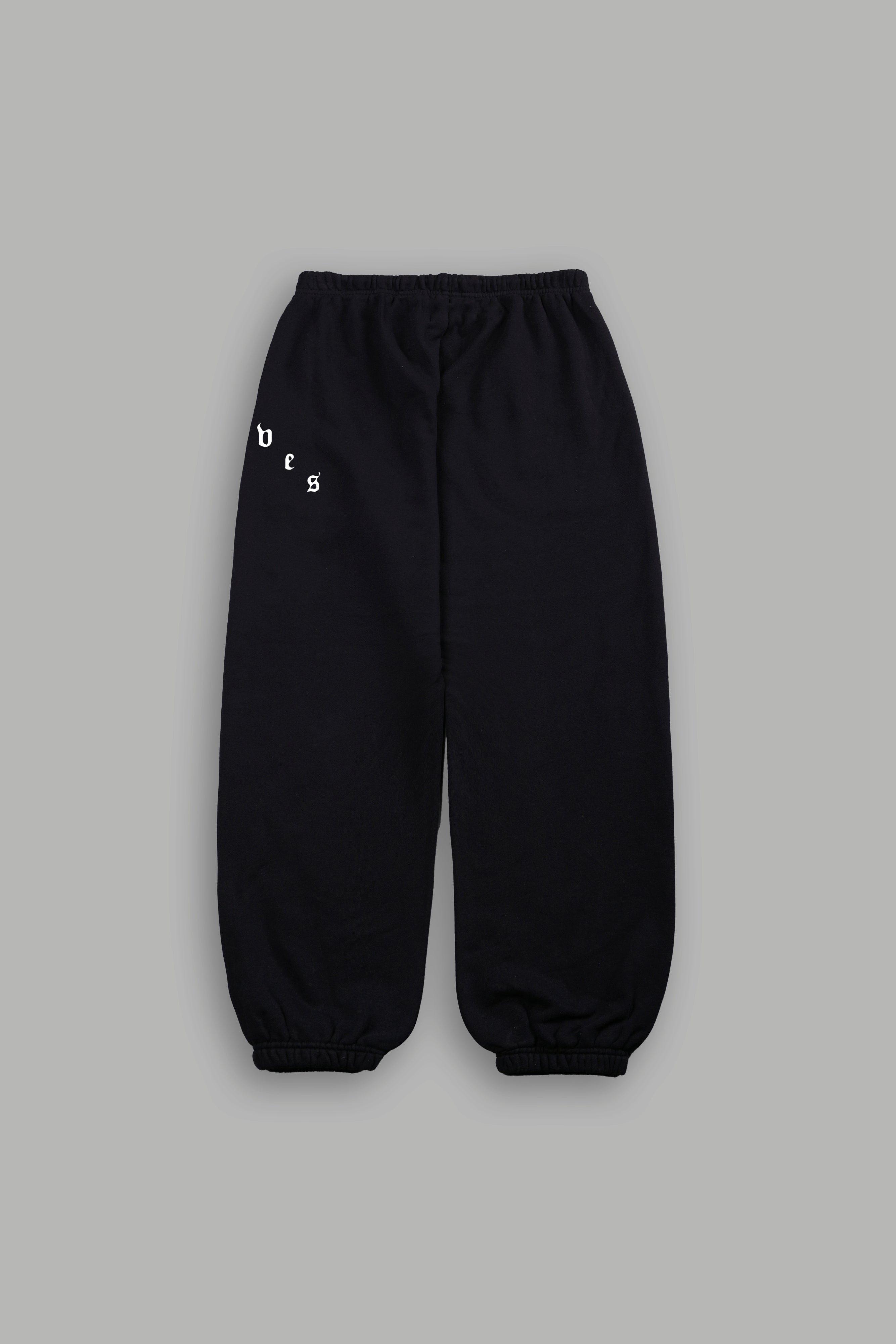 Wolves Pyramid Lightweight Lounger Sweat Pants in Black
