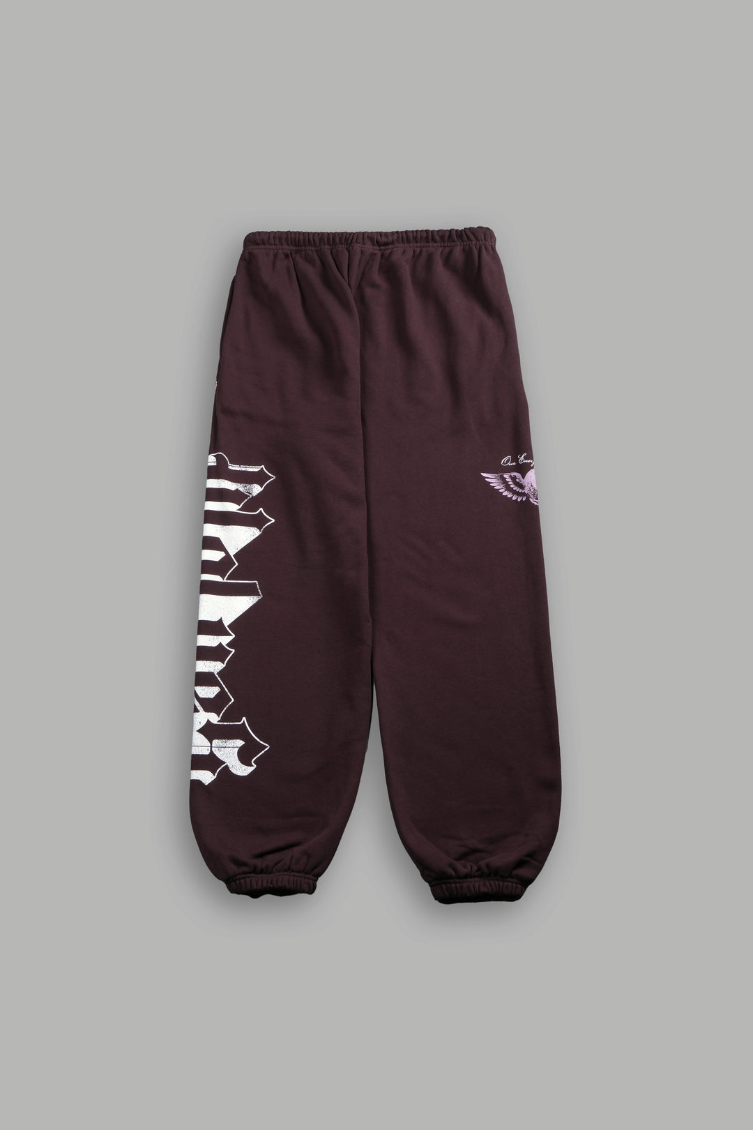Free Will V2 Lightweight Lounger Sweat Pants in Darc Garnet