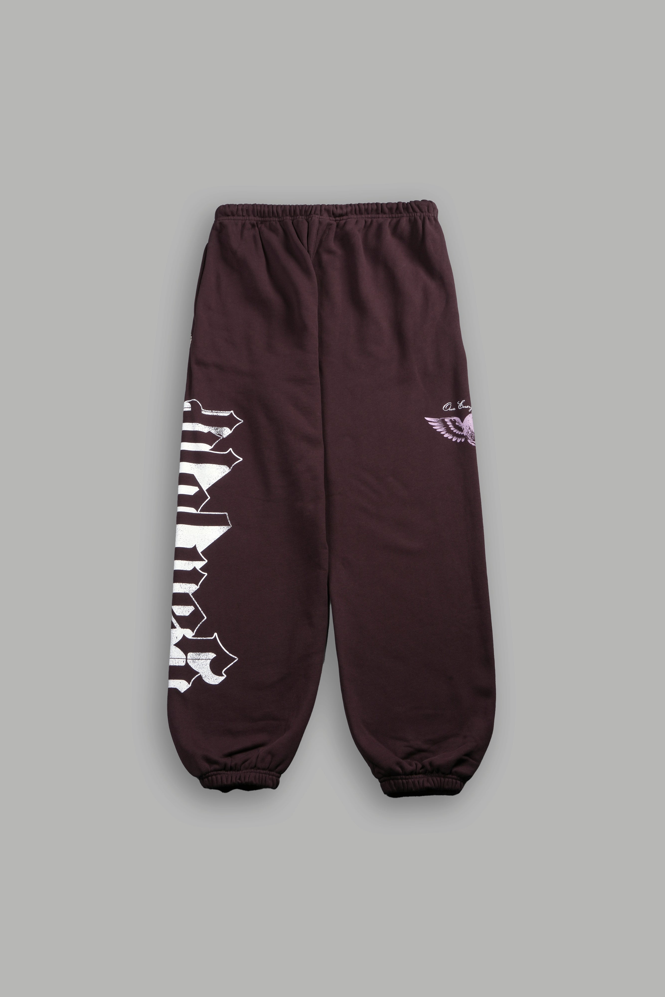 Free Will V2 Lightweight Lounger Sweat Pants in Darc Garnet
