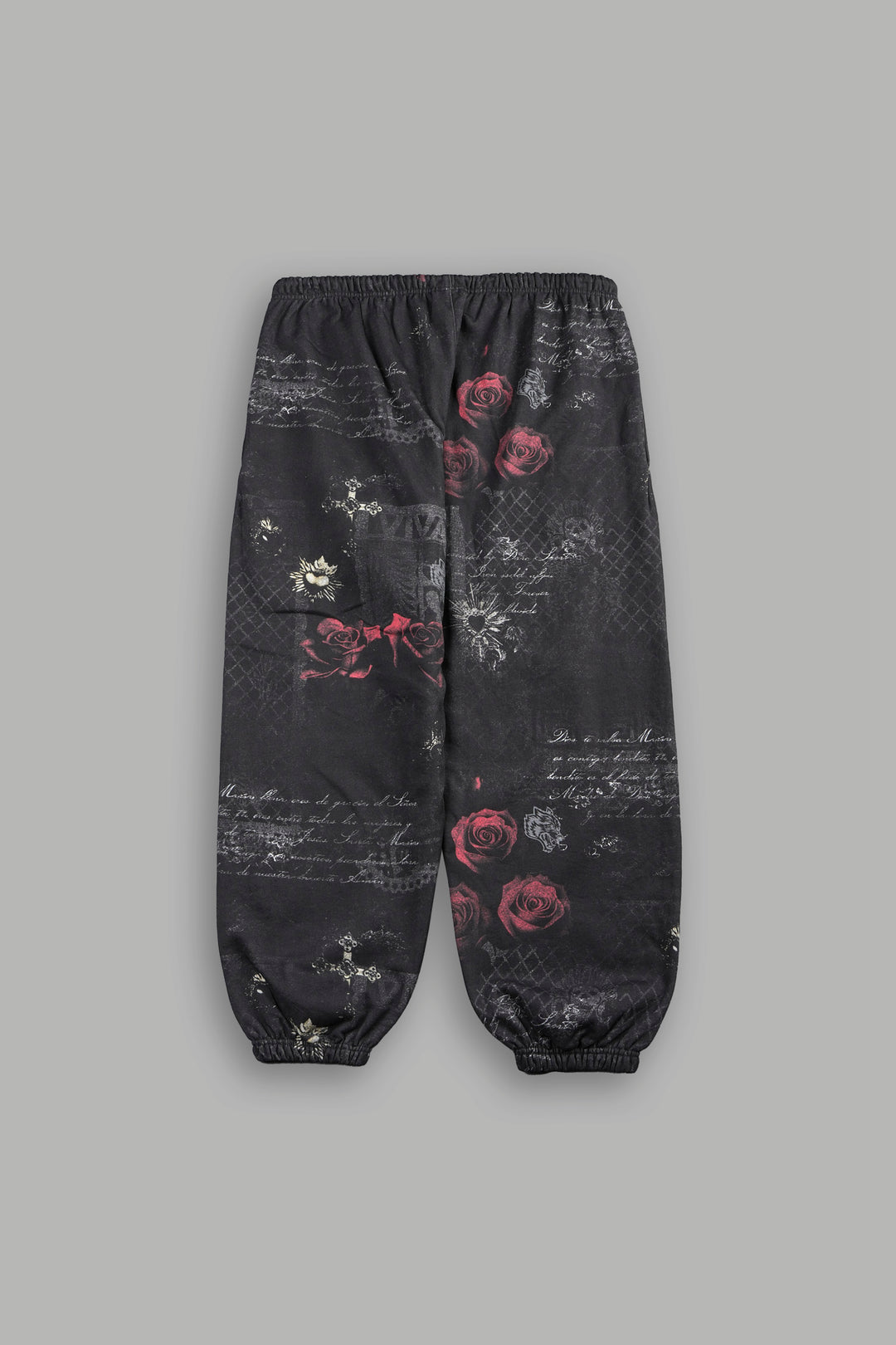 Wolves Pyramid Lightweight Lounger Sweat Pants In Rosas Del Corazon