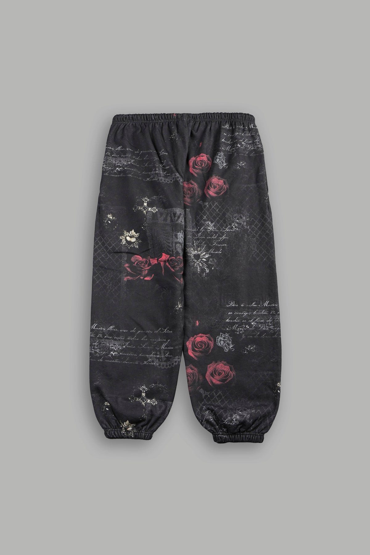 Wolves Pyramid Lightweight Lounger Sweat Pants In Rosas Del Corazon