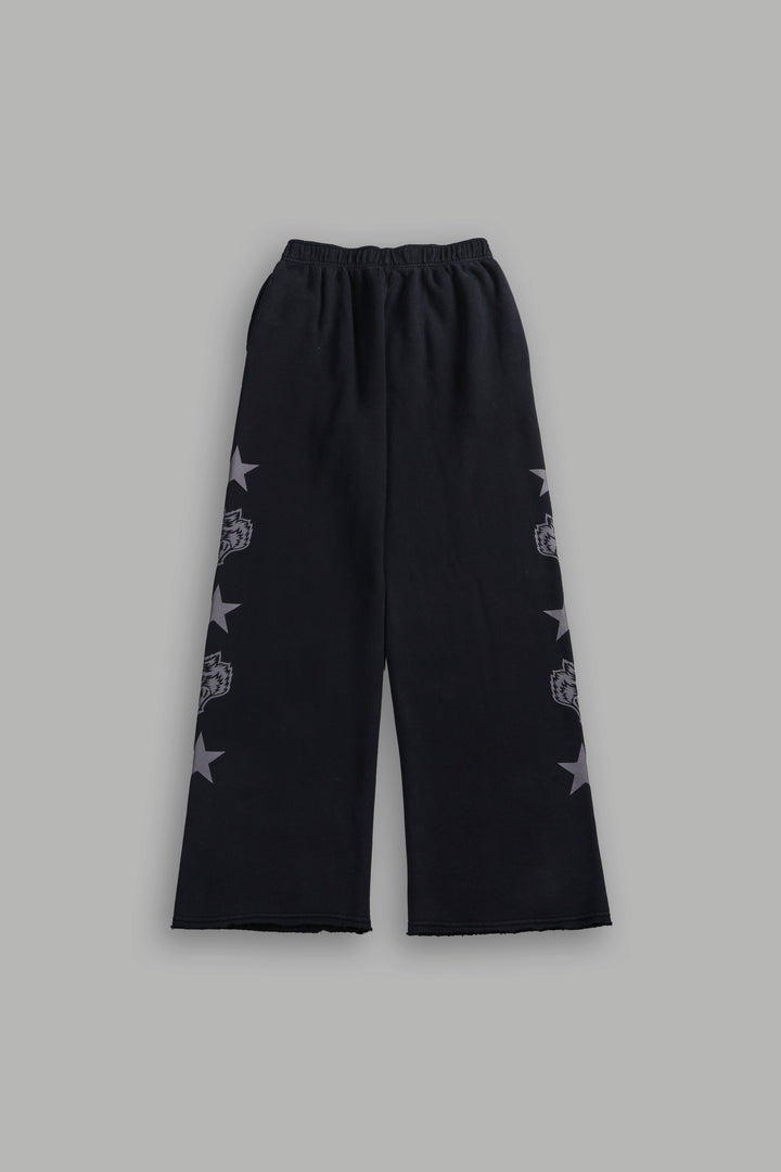 Wolf Star Couture Sweats in Black Drift Wash