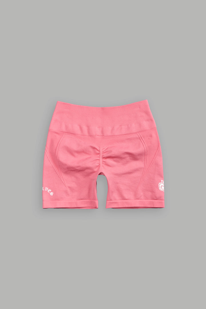 Chopper Everson Seamless "Huxley" Shorts in Frosted Rose
