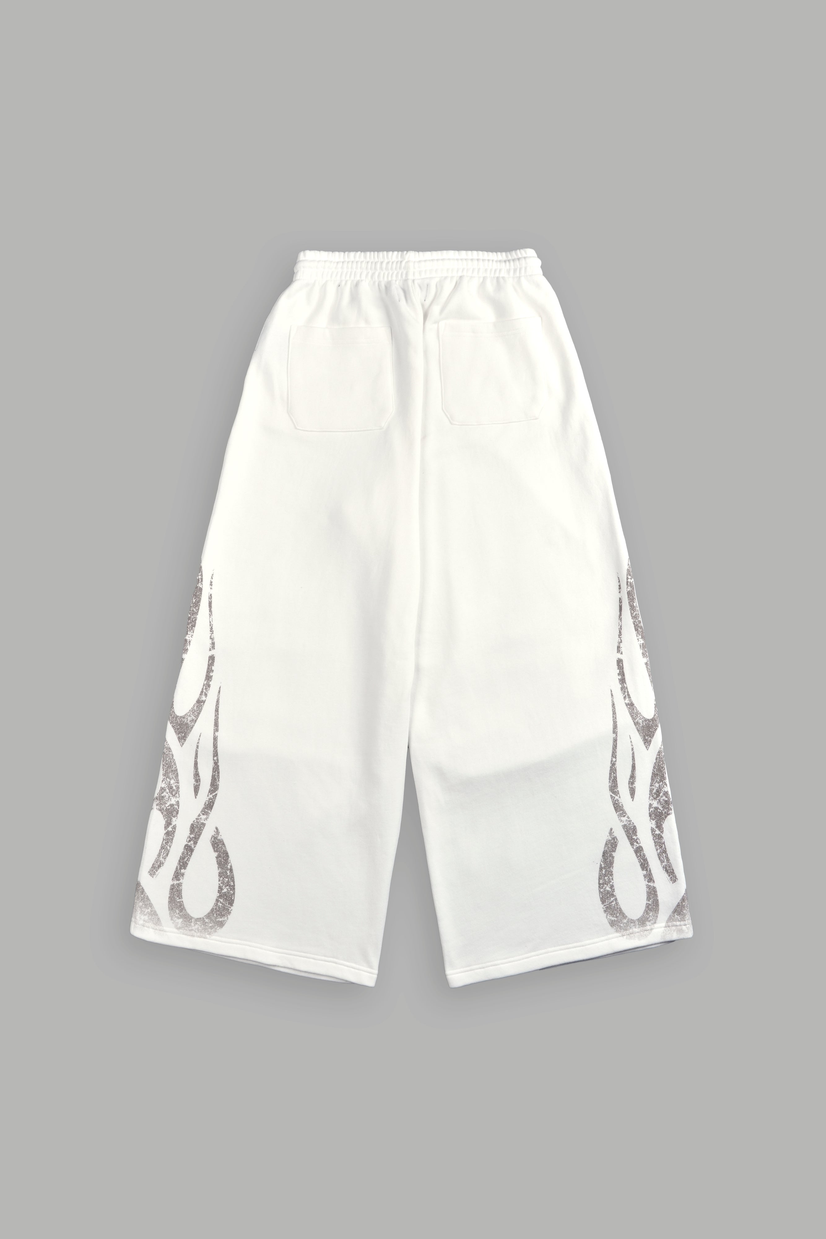 Finite Flame She Mia Cargo Sweat Pants in Cream
