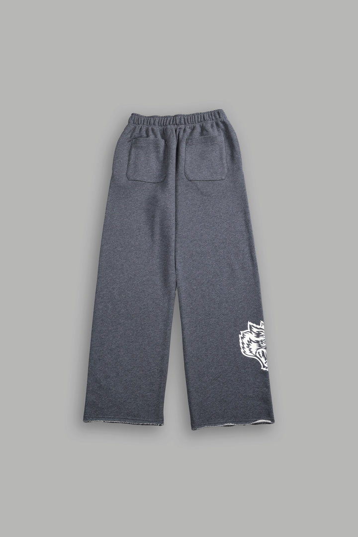 Big Wolf Powerhouse She Big Cozy Sweats in Darc Heather Gray