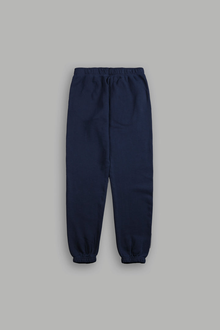 Loyal Wolf She Post Lounge Sweats in Navy/Maroon