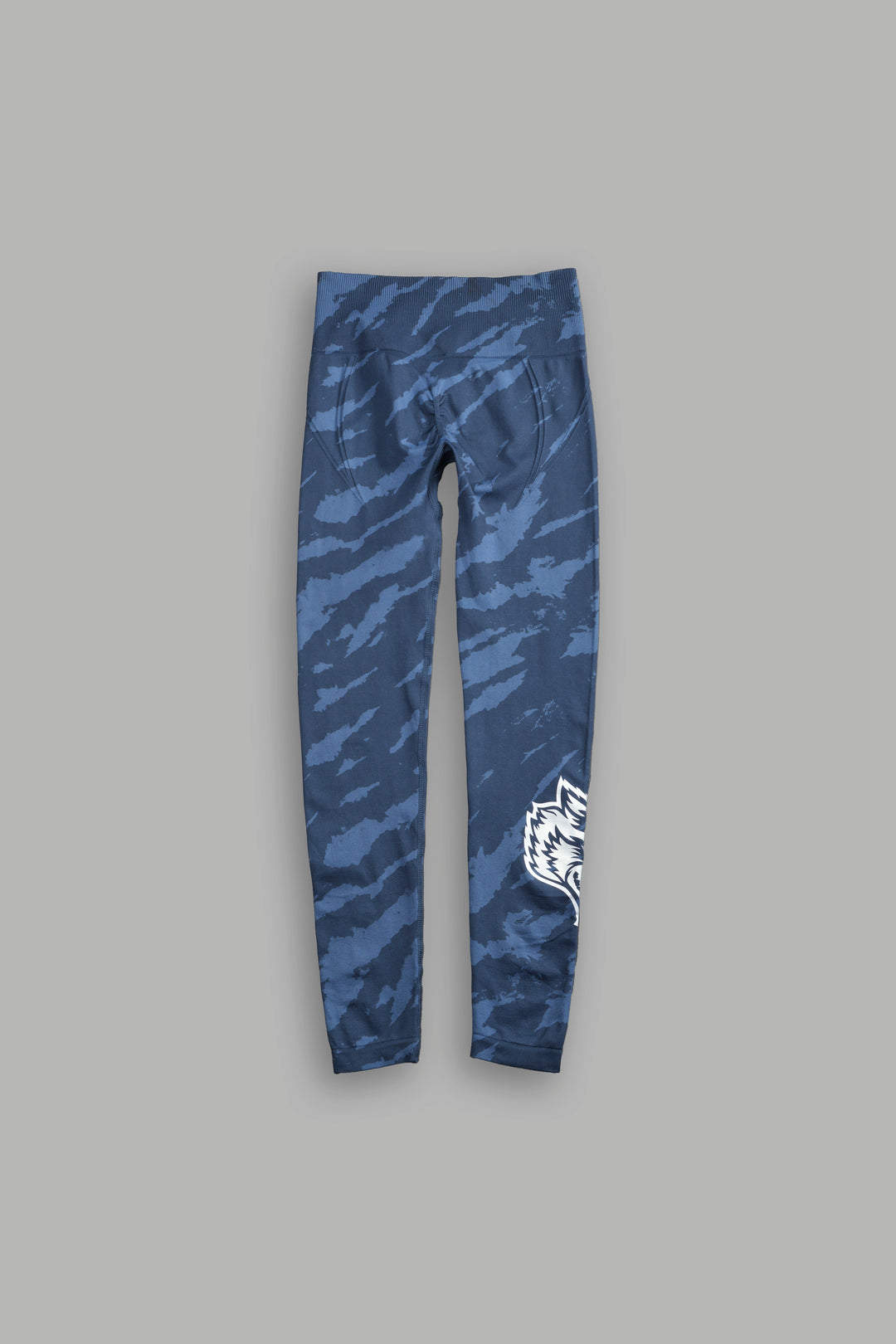 Big Wolf "Everson" Huxley Scrunch Leggings in Ocean Blue Native Camo