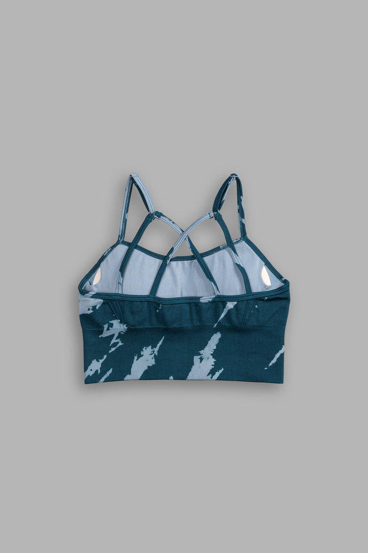 Single Wolf "Everson Seamless" Huxley Bra in Darc Ocean Native Camo