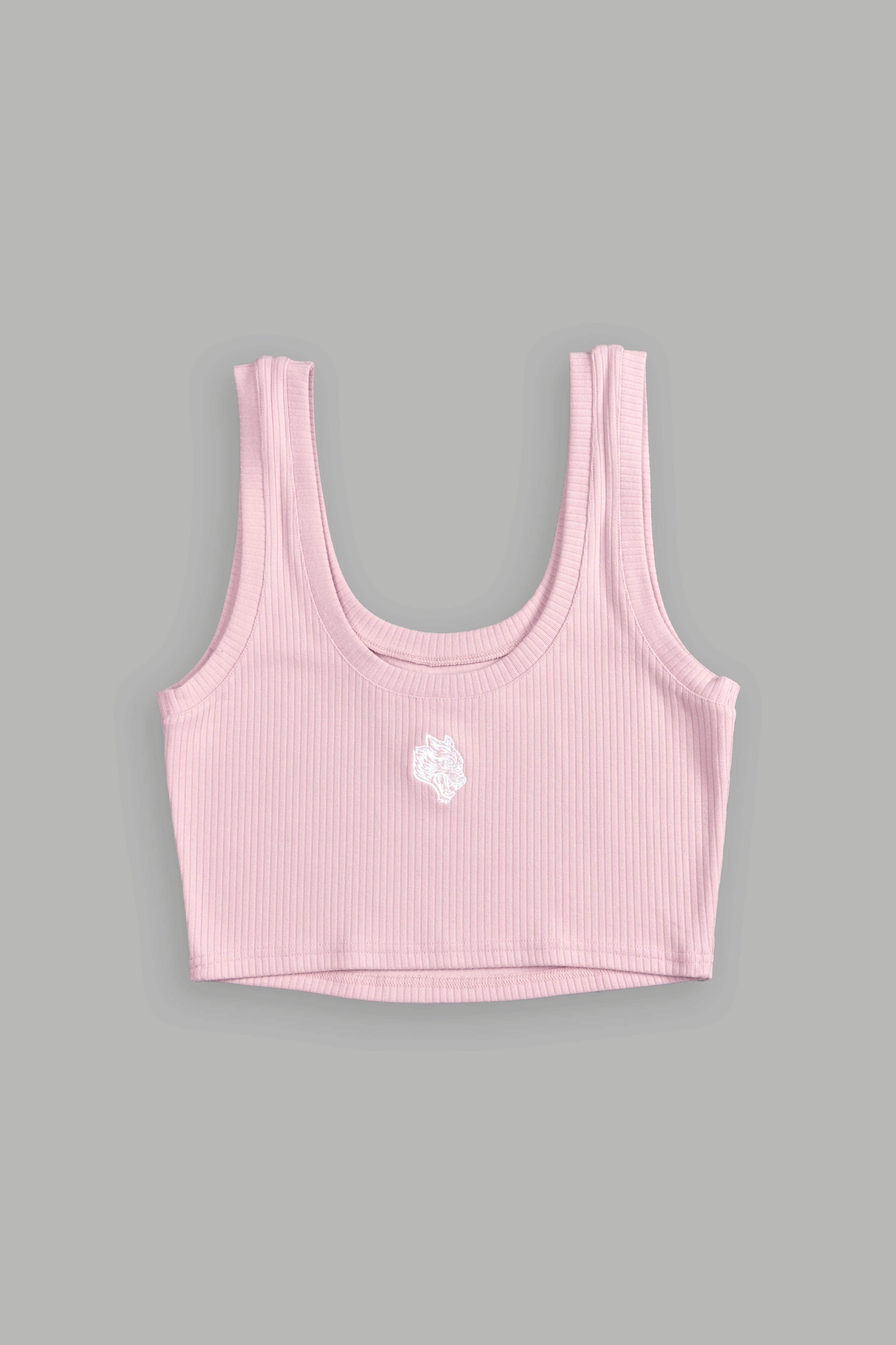 Chopper Classic Ribbed Tank in Pink Dust