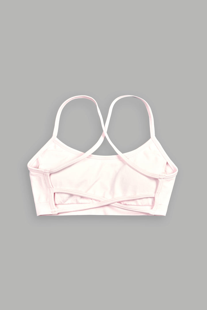 She Pyramid Layla Soft Seamless Bra In Blush Pink