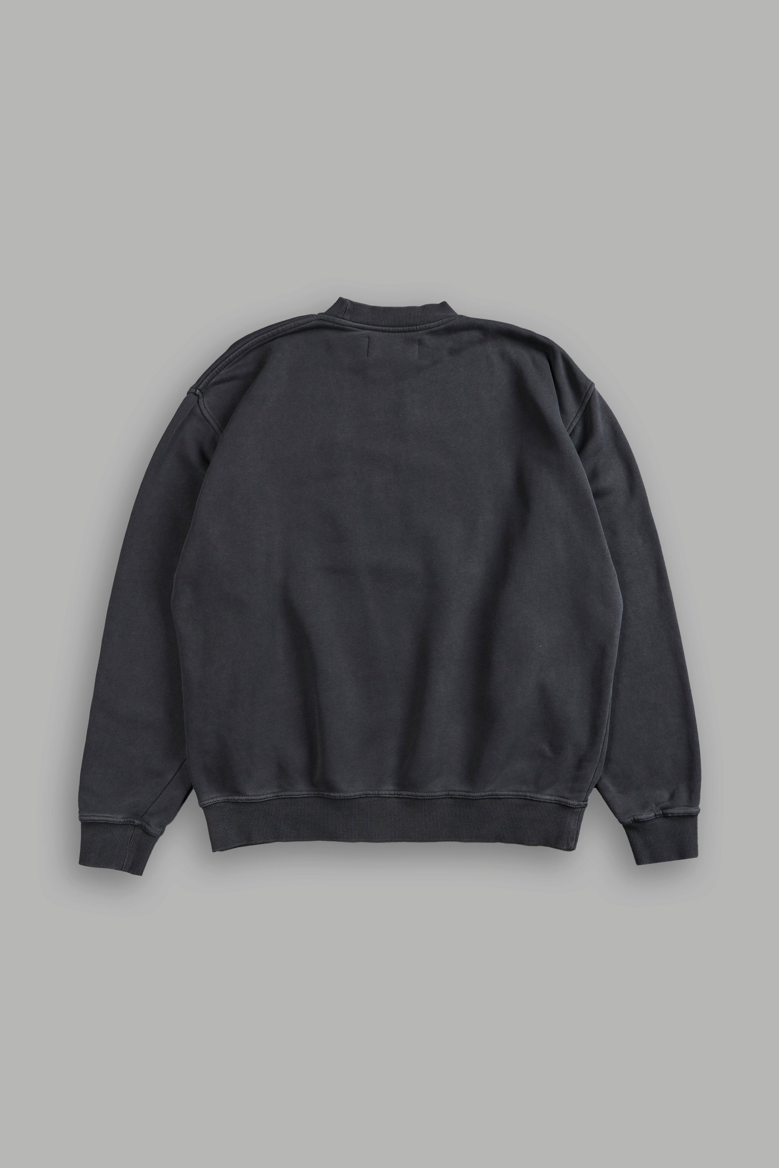 Loyalty London Unisex Crewneck in Wolf Gray/Orange