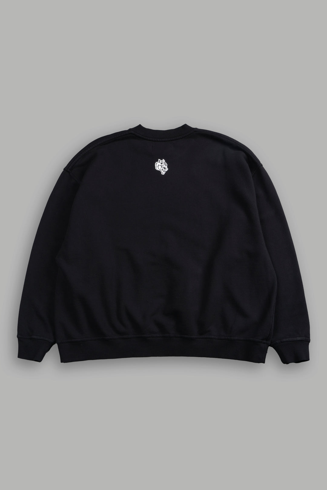 Darc Sport MMXV Grunge Oversized London Unisex Crewneck in Black