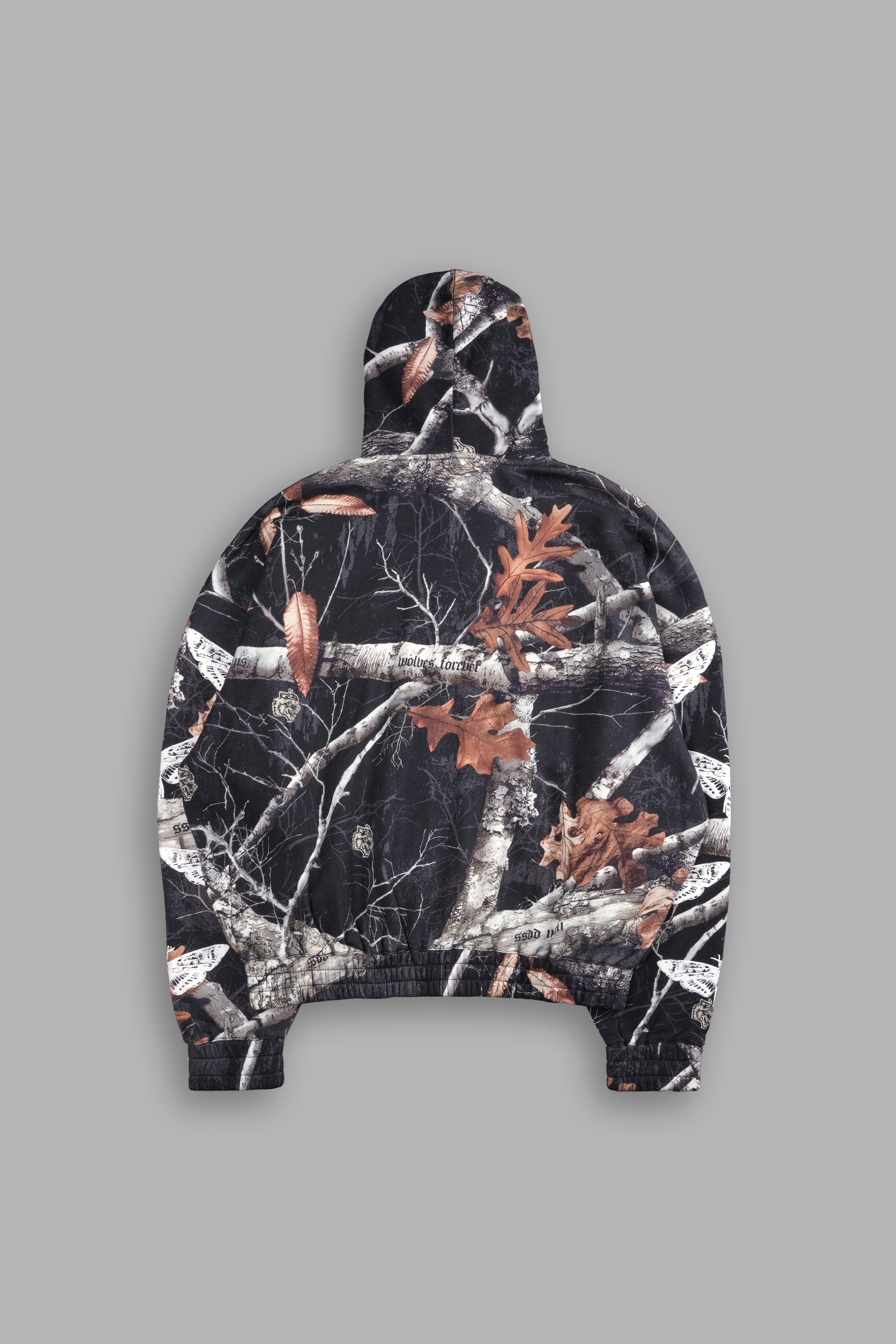 Reborn "Chambers" Zip Hoodie in Darc Woodland Camo