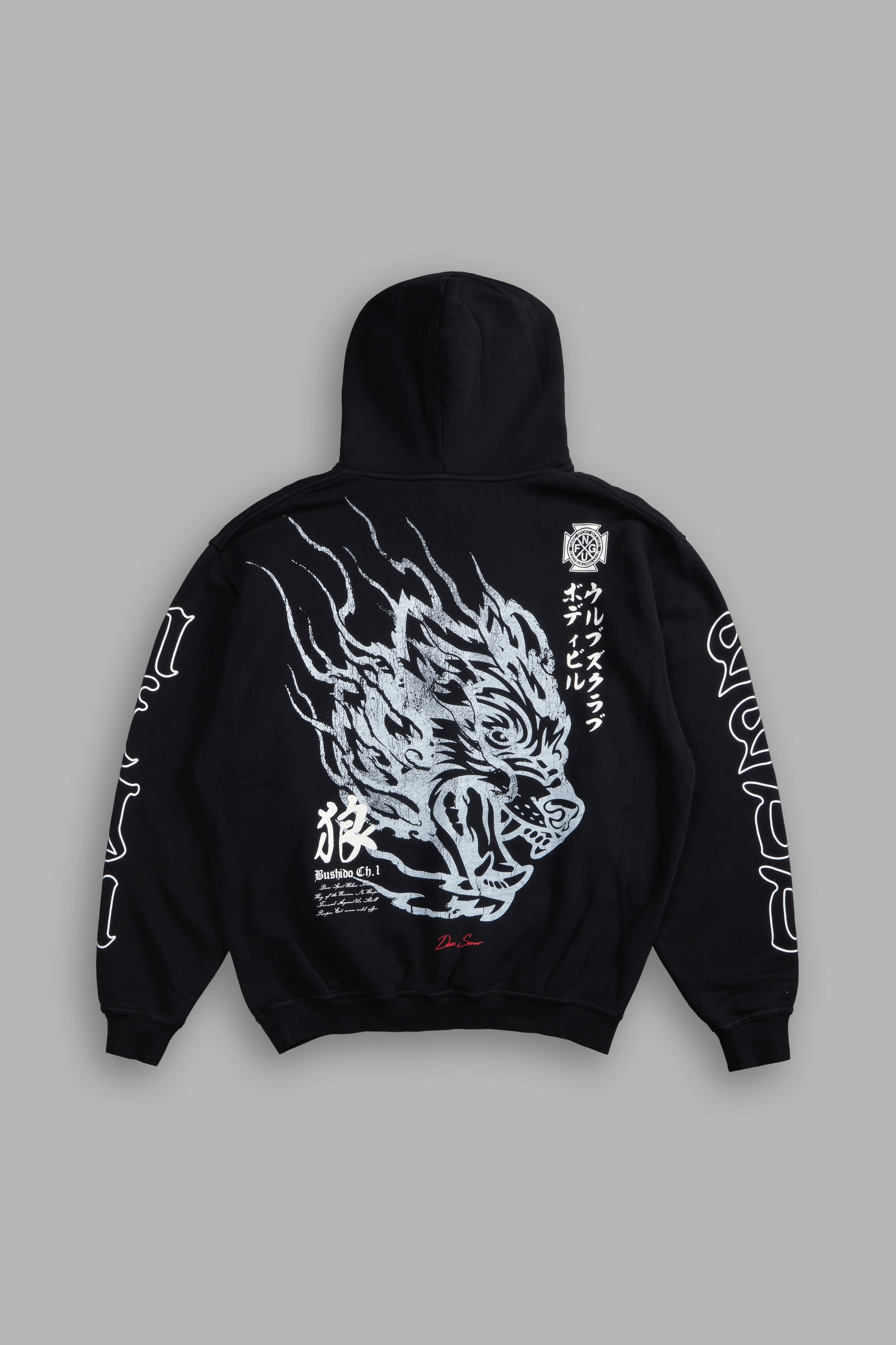Inferno V2 "Pierce" Hoodie in Black