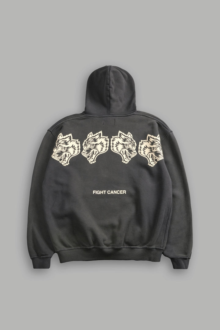 Wolves Have Your Back "Bishop" Hoodie in Wolf Gray Halo Wash