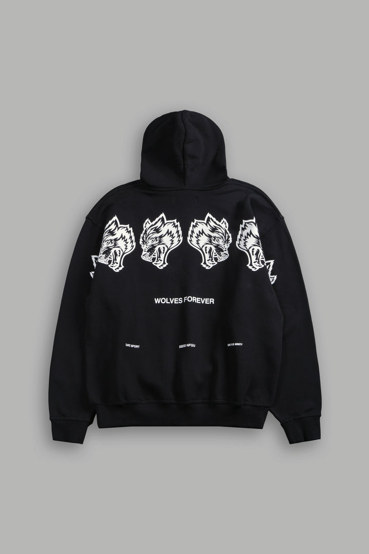 Wolves Have Your Back "Pierce" Hoodie in Black