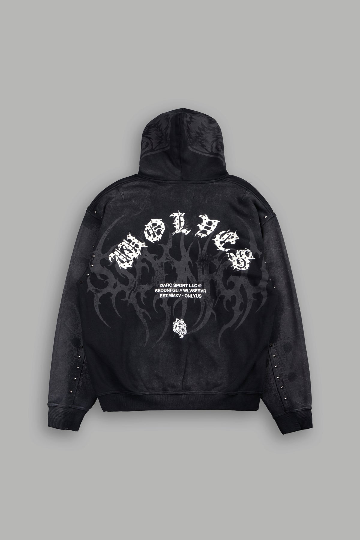 Jason Forever Cornell Hoodie In Black Super Sun Fade